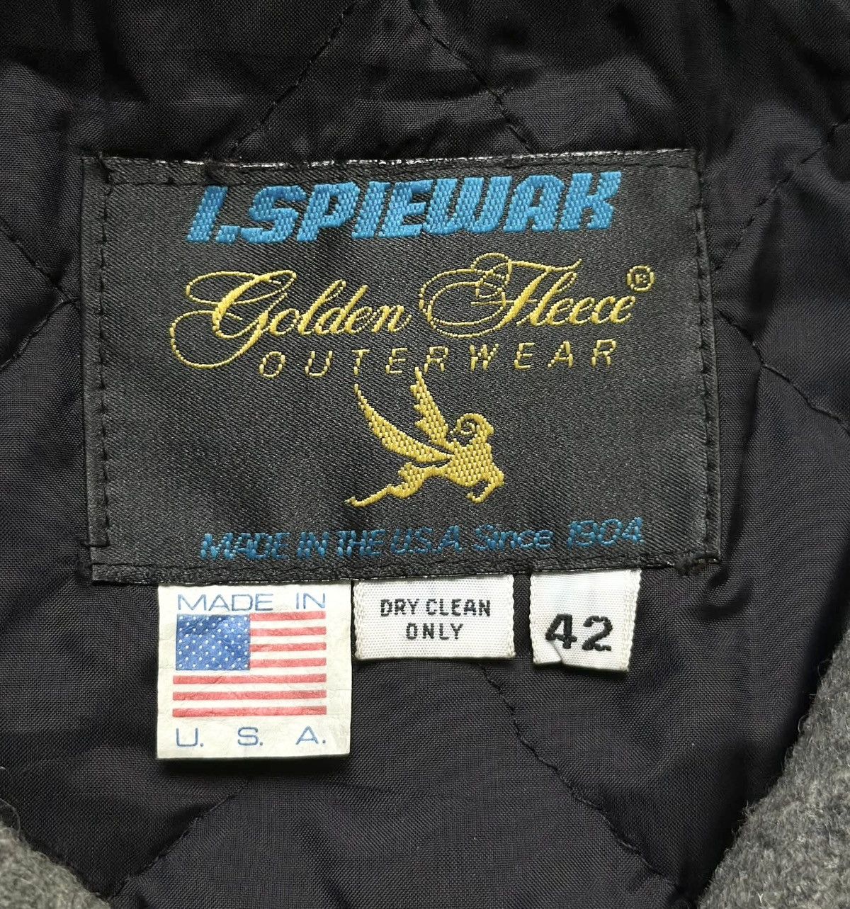 I. Spiewak And Sons Vintage 80s U.S. Navy Deck Jacket Repro – I. Spiewak & Sons Size US L / EU 52-54 / 3 - 3 Thumbnail