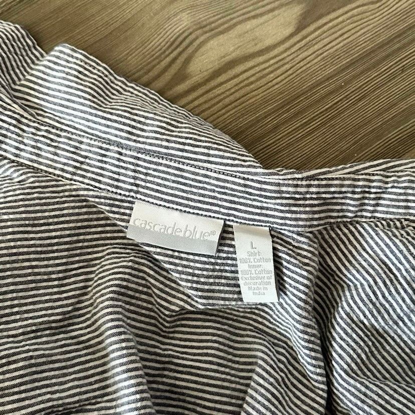Other cascade blue pinstriped red blue white shirt Size L / US 10 / IT 46 - 3 Thumbnail