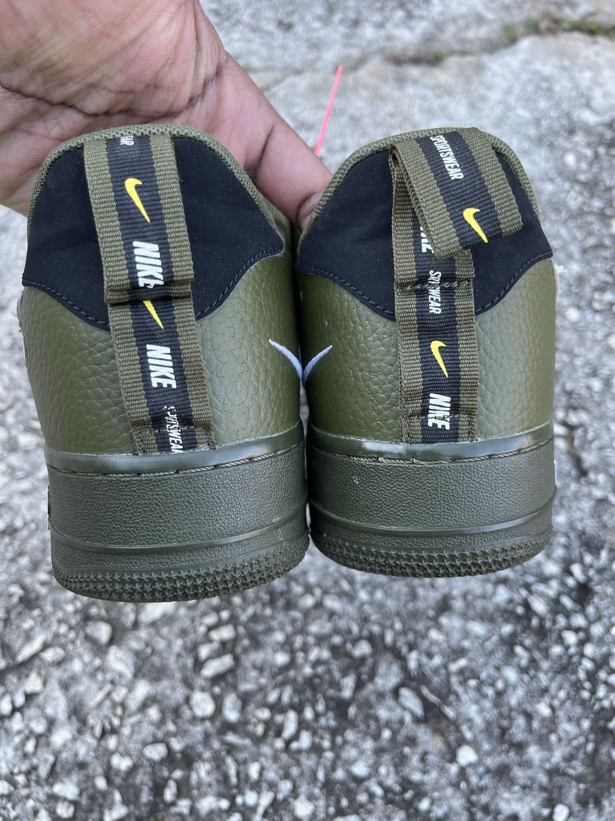 Nike Nike Air Force 1 07 LV8 Utility Olive Canvas Size US 13 / EU 46 - 2 Thumbnail