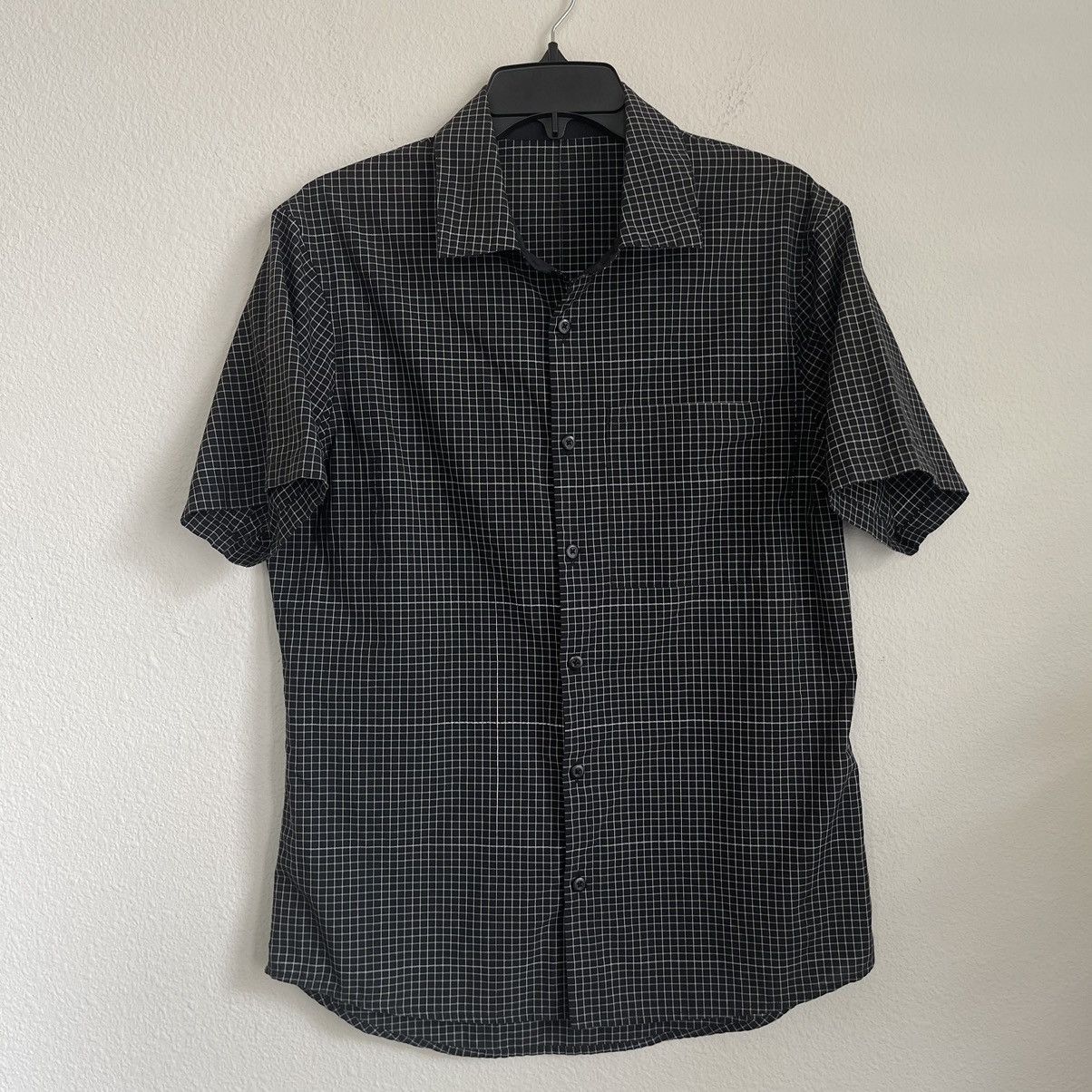 Lululemon Lululemon Button Down Short Sleeve Checkered Pocket Shirt Size US M / EU 48-50 / 2 - 2 Thumbnail