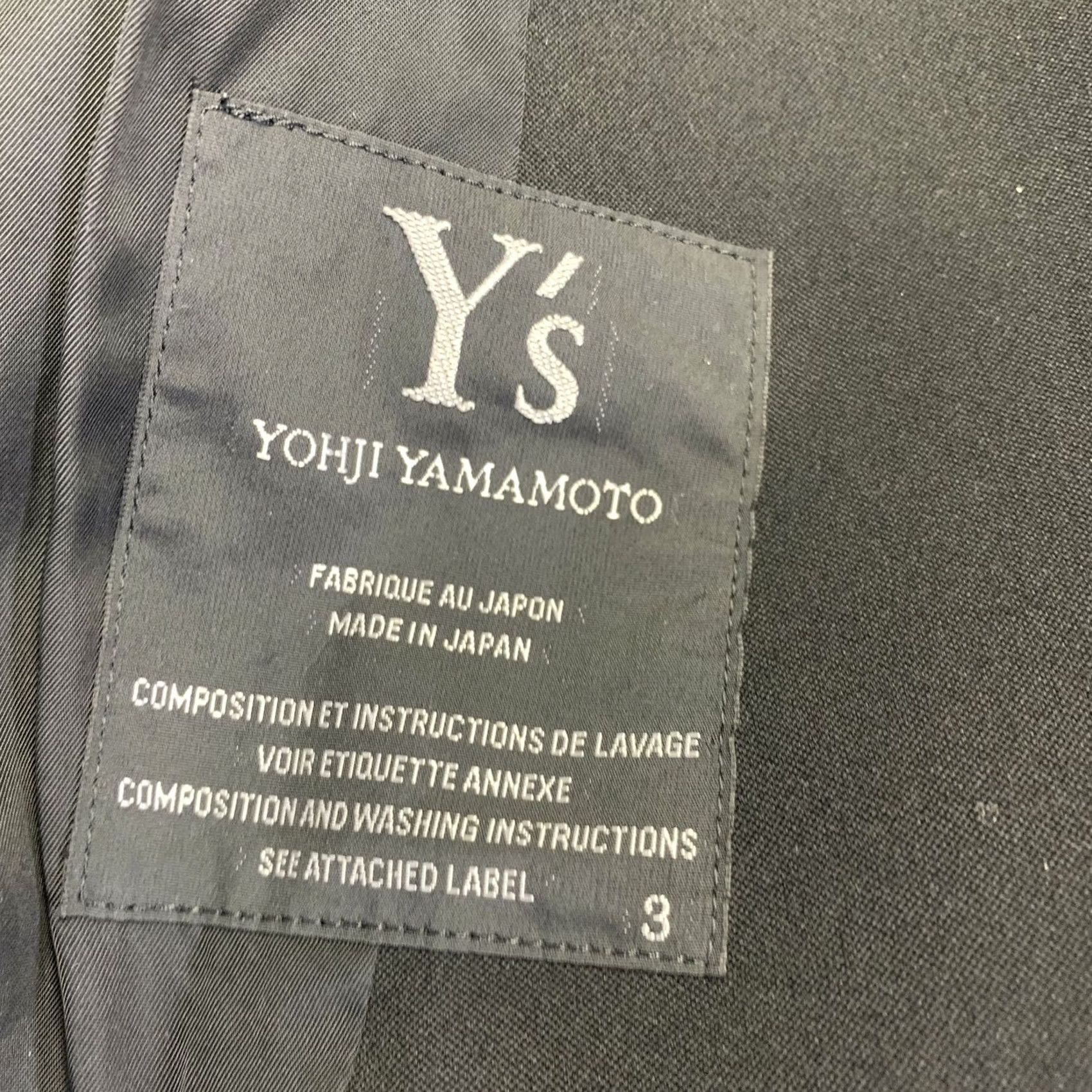 Yohji Yamamoto Y's by YOHJI YAMAMOTO Wool Blazer Jacket Black Size S Women Size S / US 4 / IT 40 - 5 Thumbnail