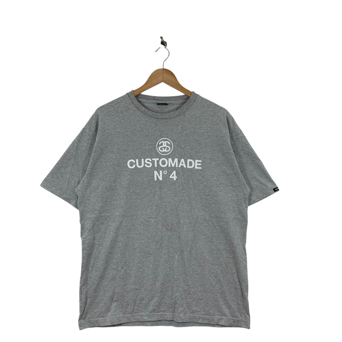 Stussy Vintage STUSSY CUSTOMADE N4 Made In USA Tee Shirt Top Size US XL / EU 56 / 4 - 3 Thumbnail