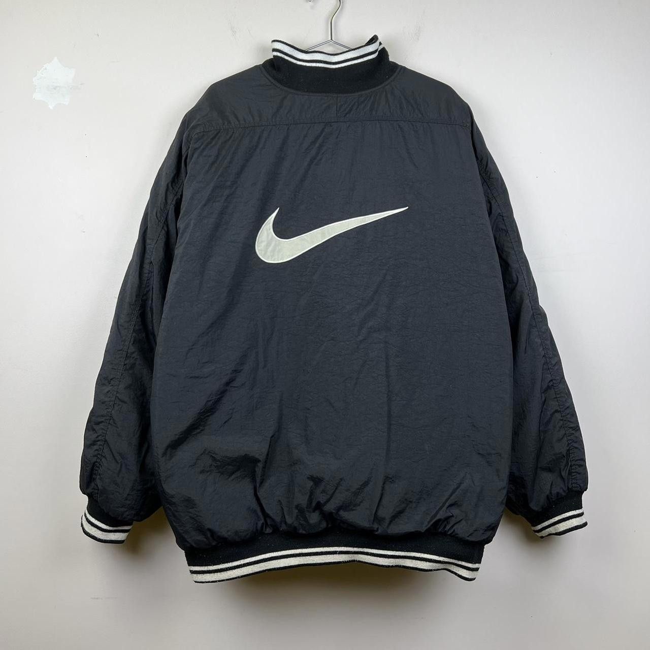 Nike Nike Vintage Pullover Bomber Jacket Big Swoosh 2XL Size US XXL / EU 58 / 5 - 1 Thumbnail