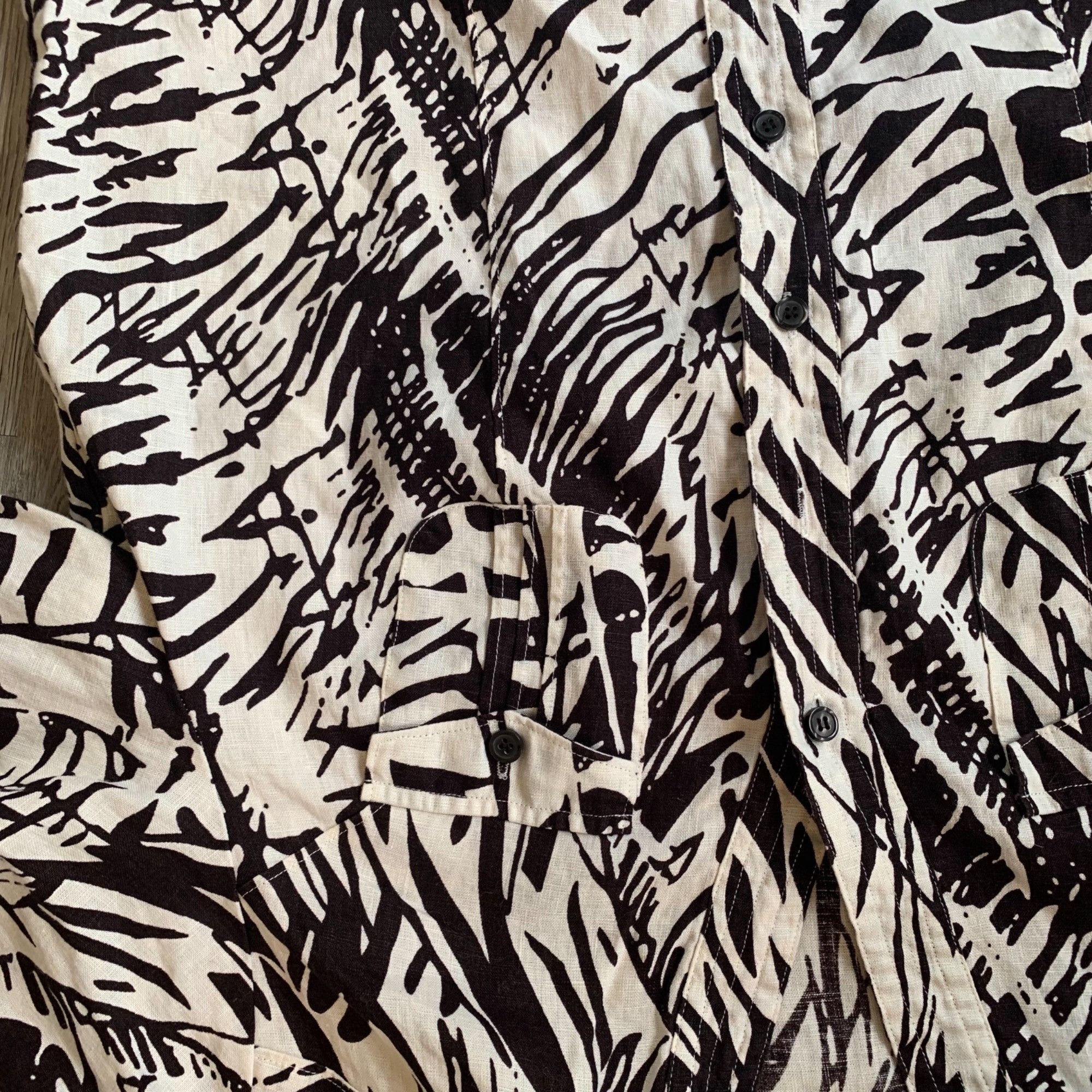 Laura Ashley Laura Ashley Abstract Art To Wear 100% Linen Tunic M Size M / US 6-8 / IT 42-44 - 7 Thumbnail