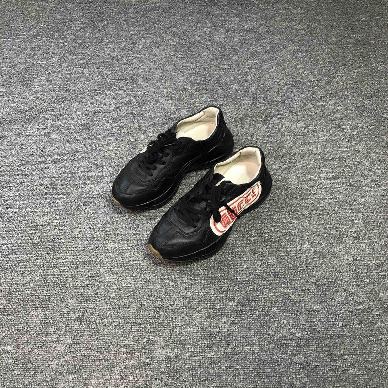 Gucci Gucci Rhyton Black and Red Casual Sneakers - Size US 8 / EU 41 - 1 Thumbnail