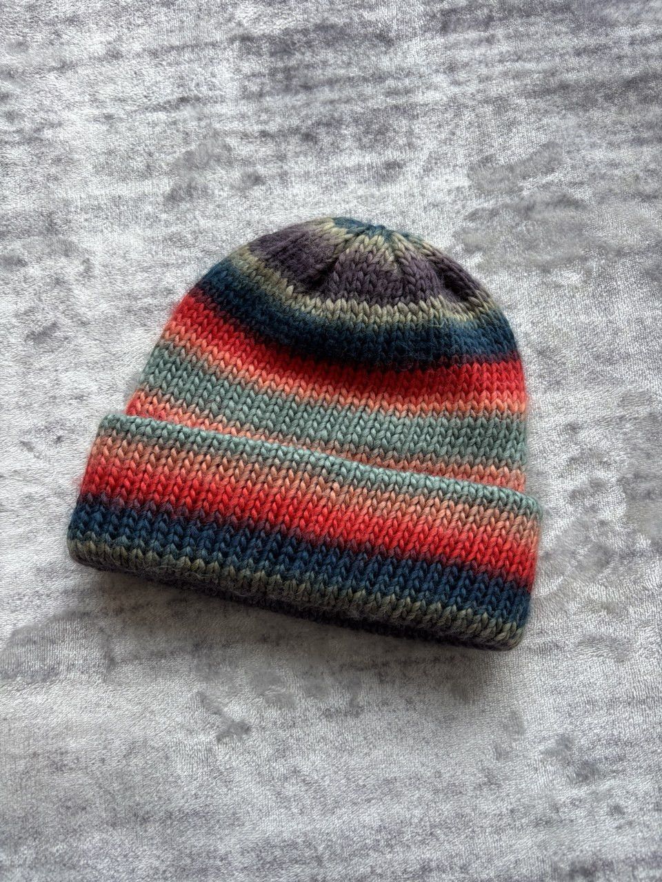 Supreme Supreme Ombré Stripe Beanie Navy Size ONE SIZE - 7 Thumbnail
