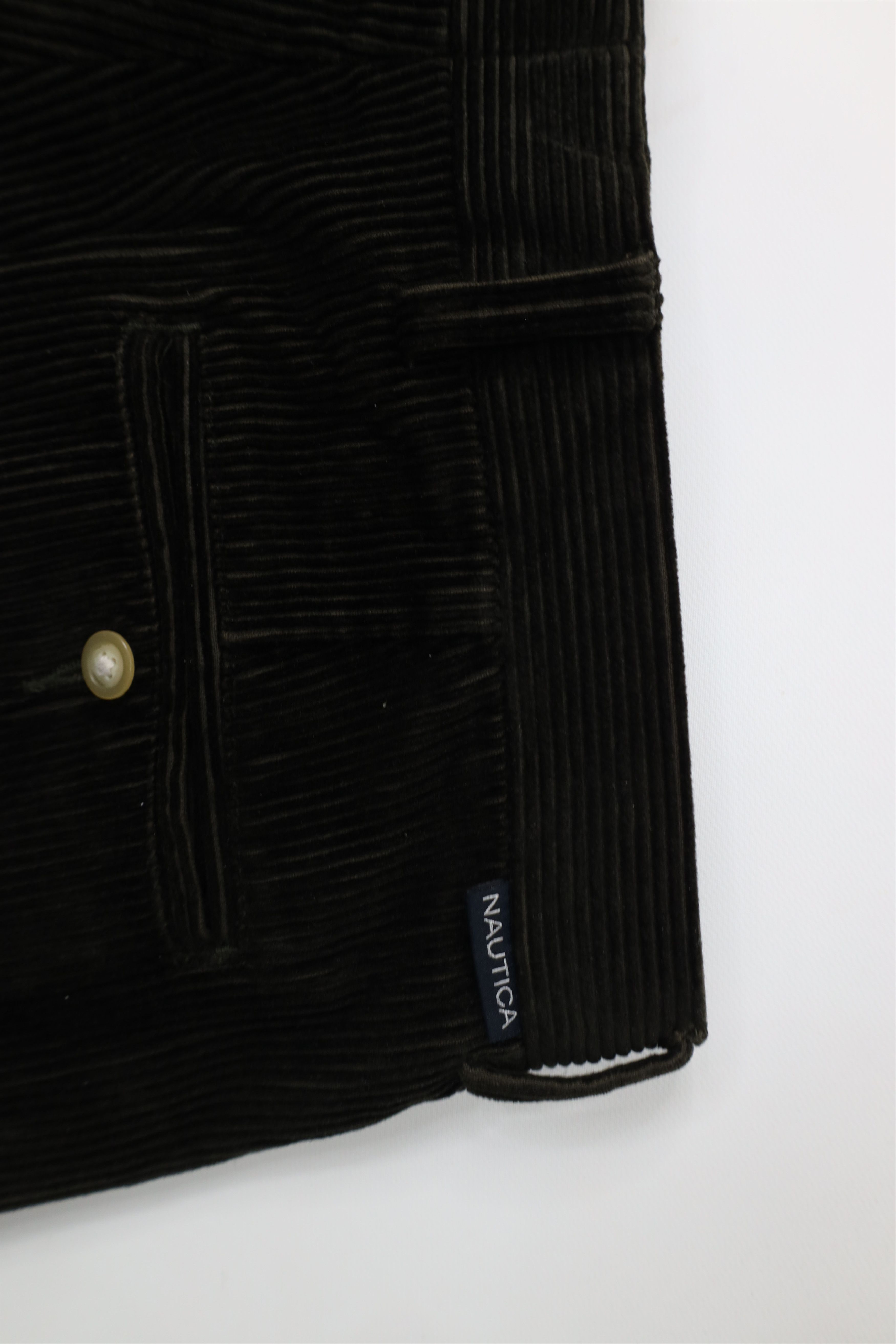 Nautica Vintage 90s Nautica Wide Leg Corduroy Chino Pants Green Size US 36 / EU 52 - 13 Thumbnail