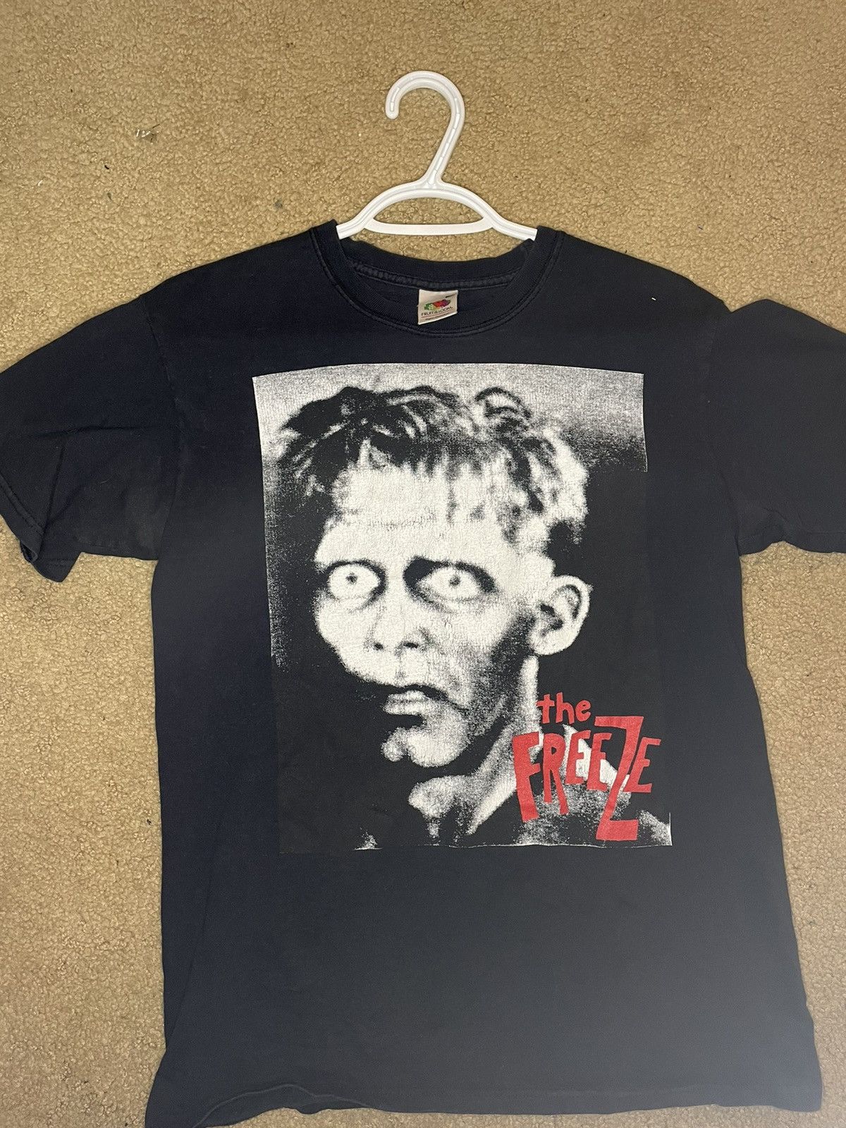 image of Vintage The Freeze Band T-Shirt in Black, Men's (Size Small)