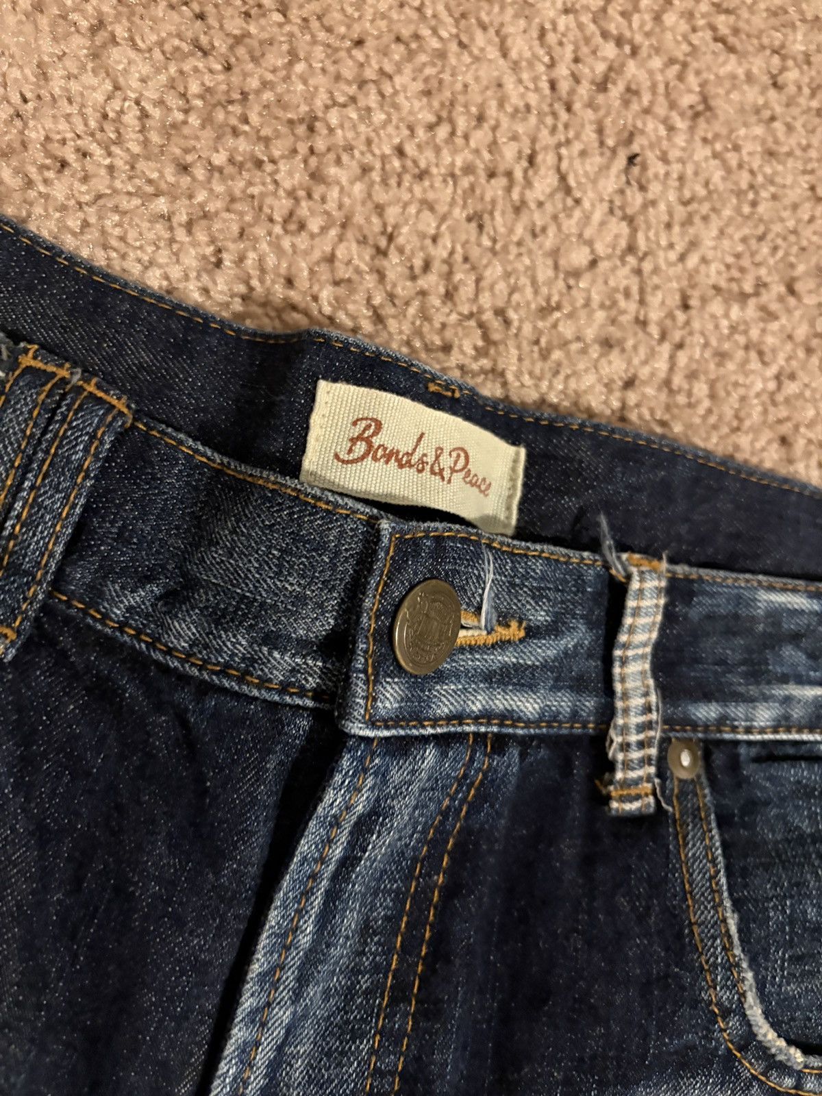Japanese Brand JP striped jeans Size US 27 - 4 Thumbnail