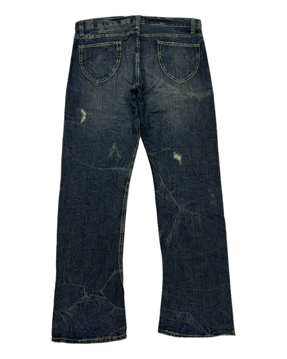 Hysteric Glamour × Japanese Brand × Vintage VINTAGE THEORIA JEANS DISTRESS HYSTERIC GLAMOUR STYLE DENIM Size US 37 - 2 Thumbnail