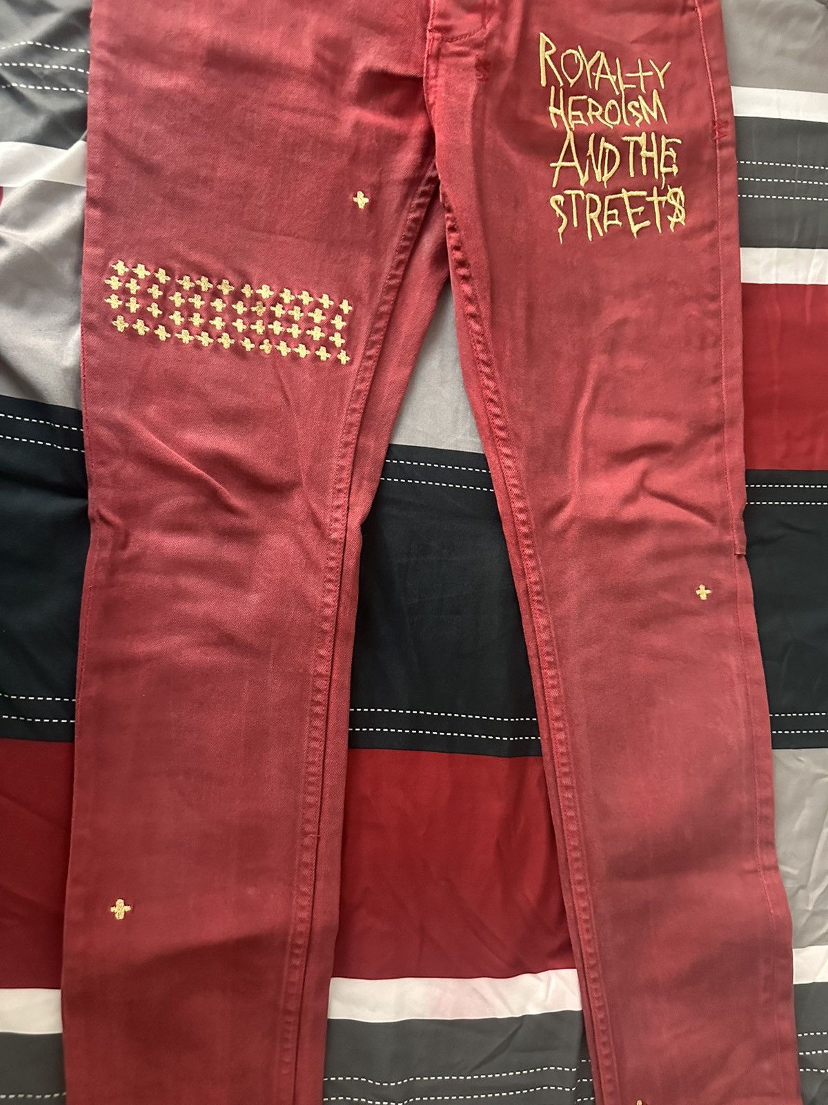 KSUBI Red Chitch Jeans