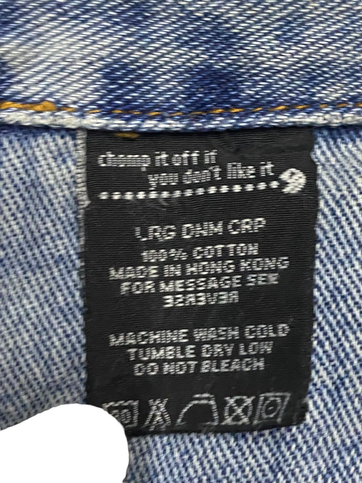 Rocawear Vintage LRG Light Wash Patches Ripped Baggy Jeans Size US 34 / EU 50 - 15 Thumbnail