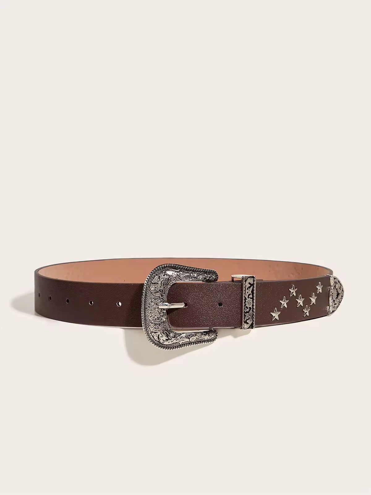 Other Brown american western cowboy boho star studded belt Size ONE SIZE - 4 Thumbnail