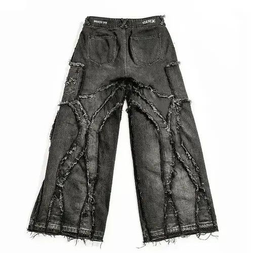 Designer × Japanese Brand × Jean Hip Hop Oversized Baggy Jeans Size US 33 - 1 Thumbnail