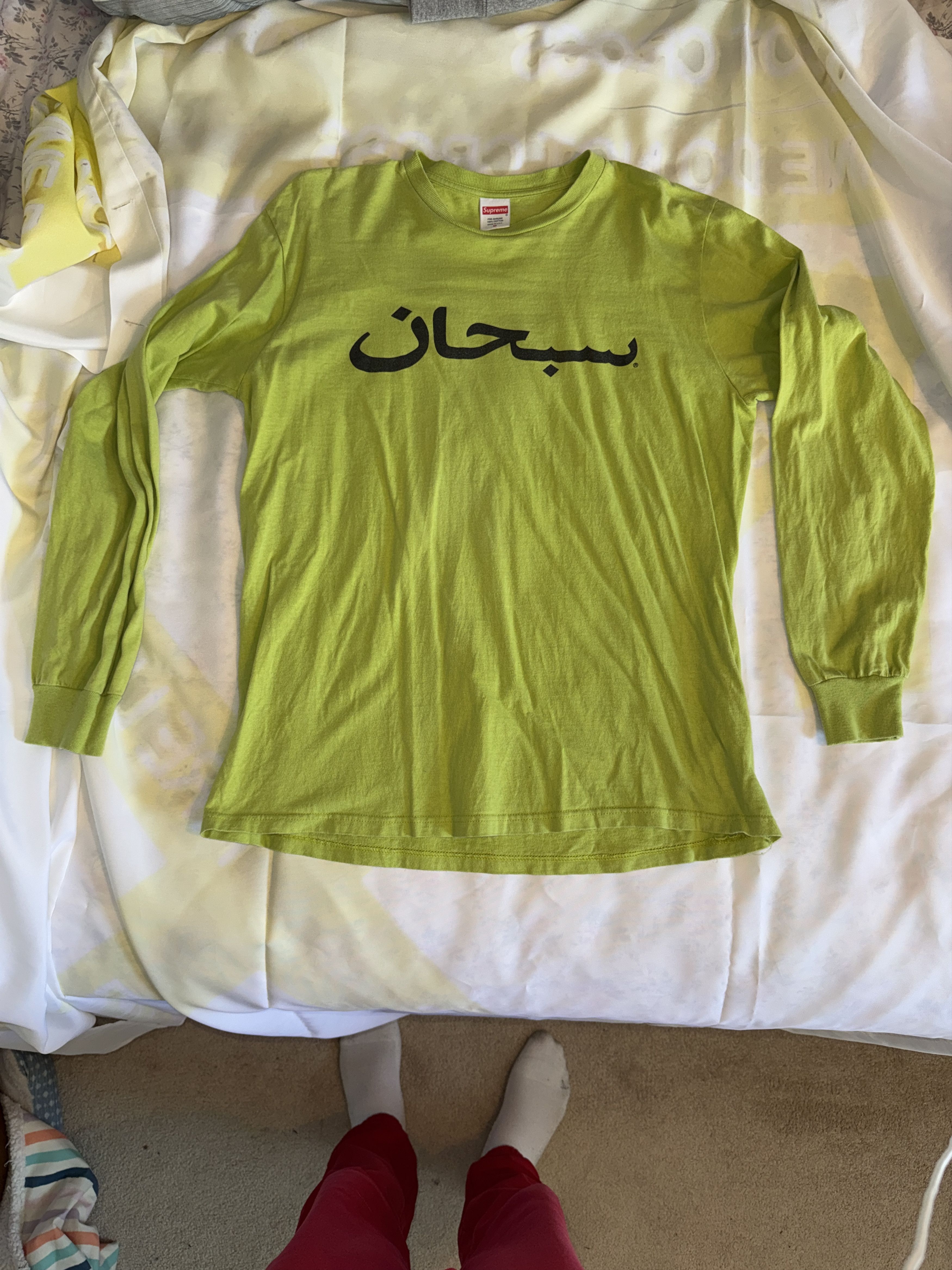 Supreme Supreme Spitfire L/S Tee Light Pine Size XL ss26 | Grailed