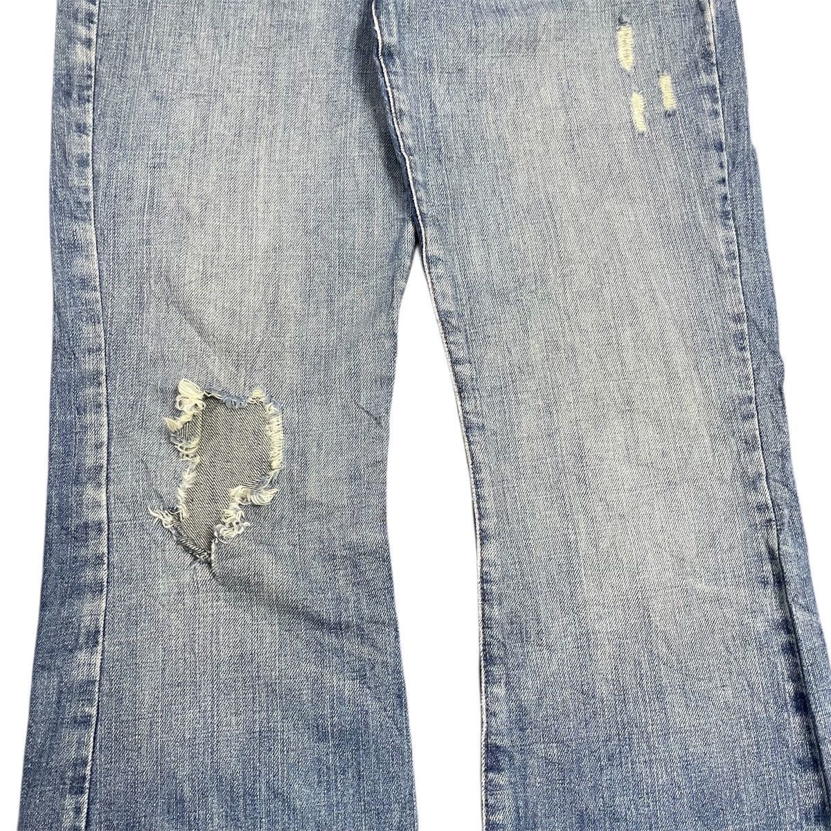 Abercrombie & Fitch Y2k flare abercrombie & fitch Punk Distressed Jeans Size 29" - 5 Thumbnail