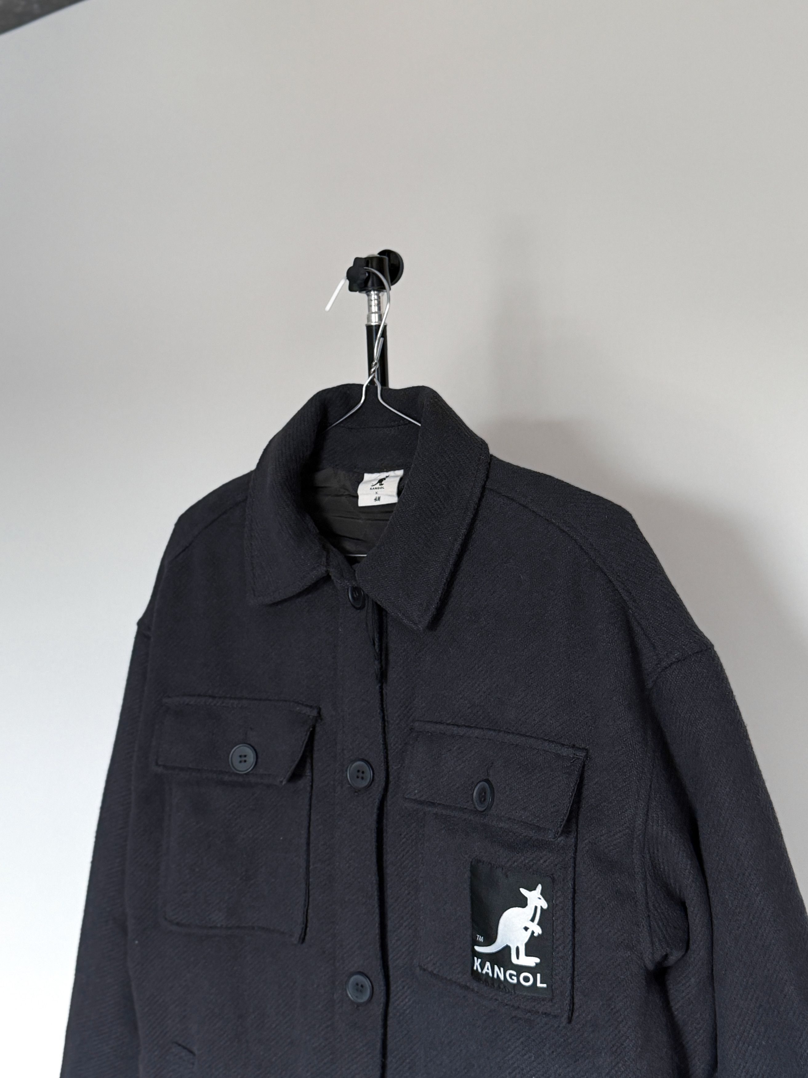 H&M KANGOL x H&M Overshirt Size XS / US 0-2 / IT 36-38 - 3 Thumbnail