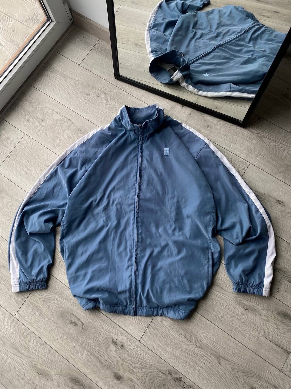 Nike × Vintage Vintage 90's Nike Court Olympic Nylon Jacket Drill YKK Size US L / EU 52-54 / 3 - 2 Thumbnail