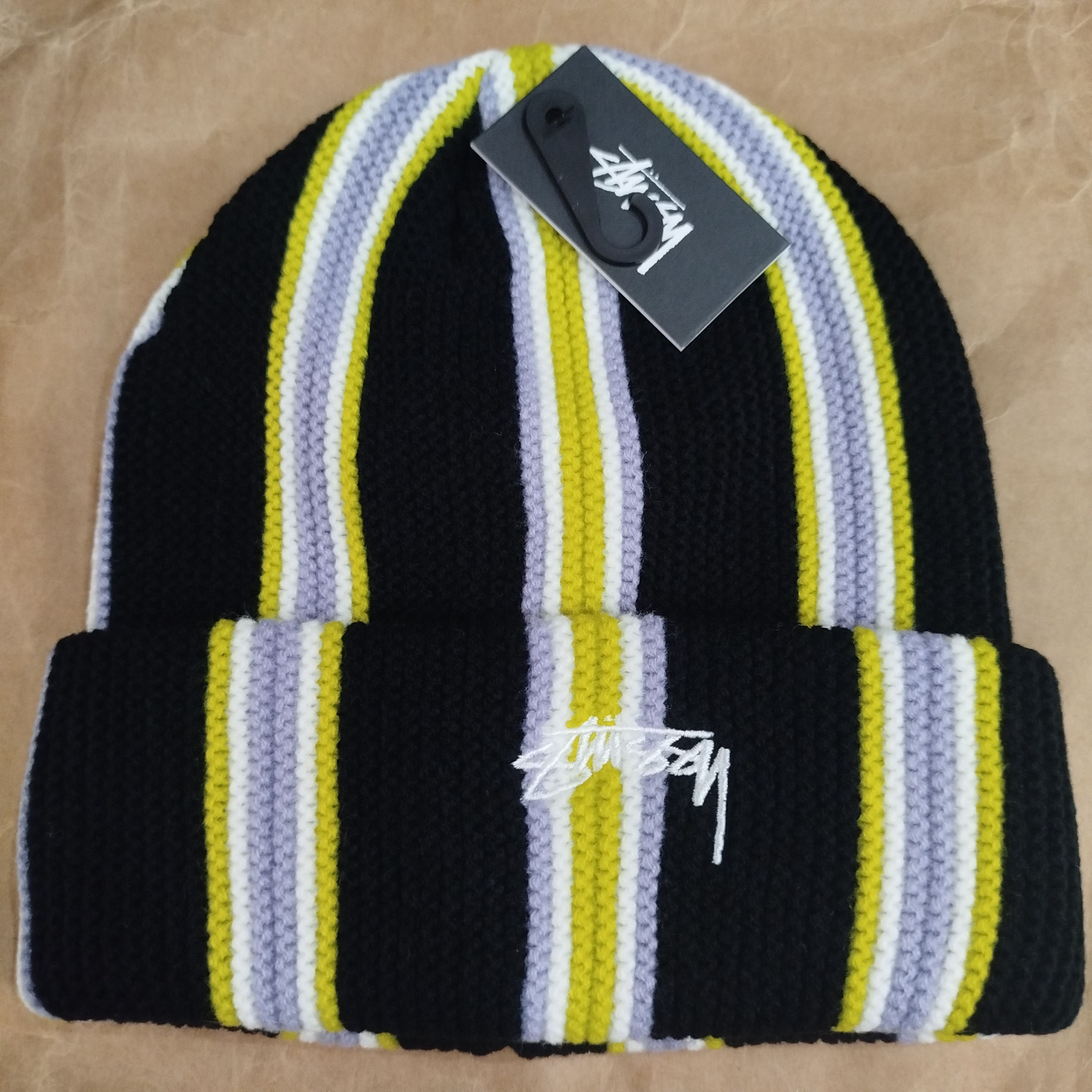 ★STUSSY★ATHLETIC STRIPED CUFF BEANIE s-l1200.jpg