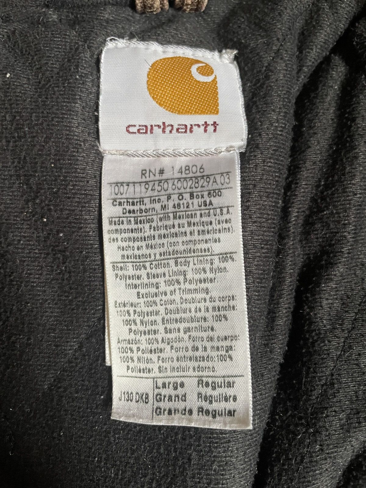 Carhartt Vintage Carhartt J130 Size US L / EU 52-54 / 3 - 4 Thumbnail