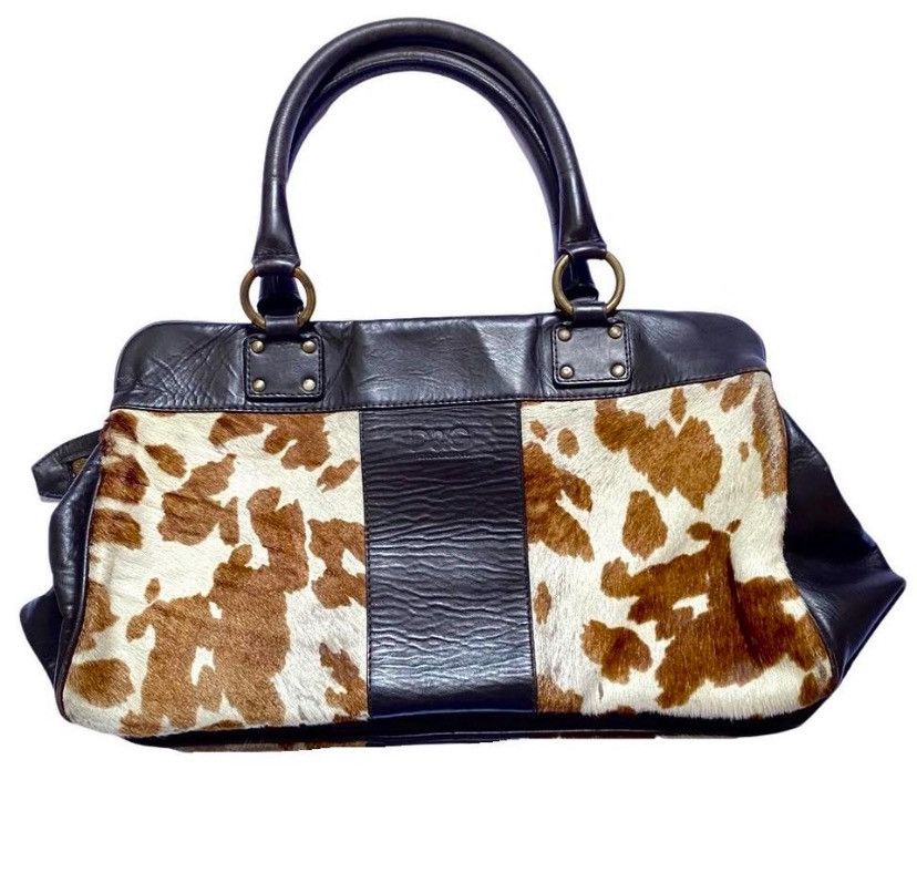 (SOLD) Vintage Dolce & Gabbana Pony Hair Shoulder Bag