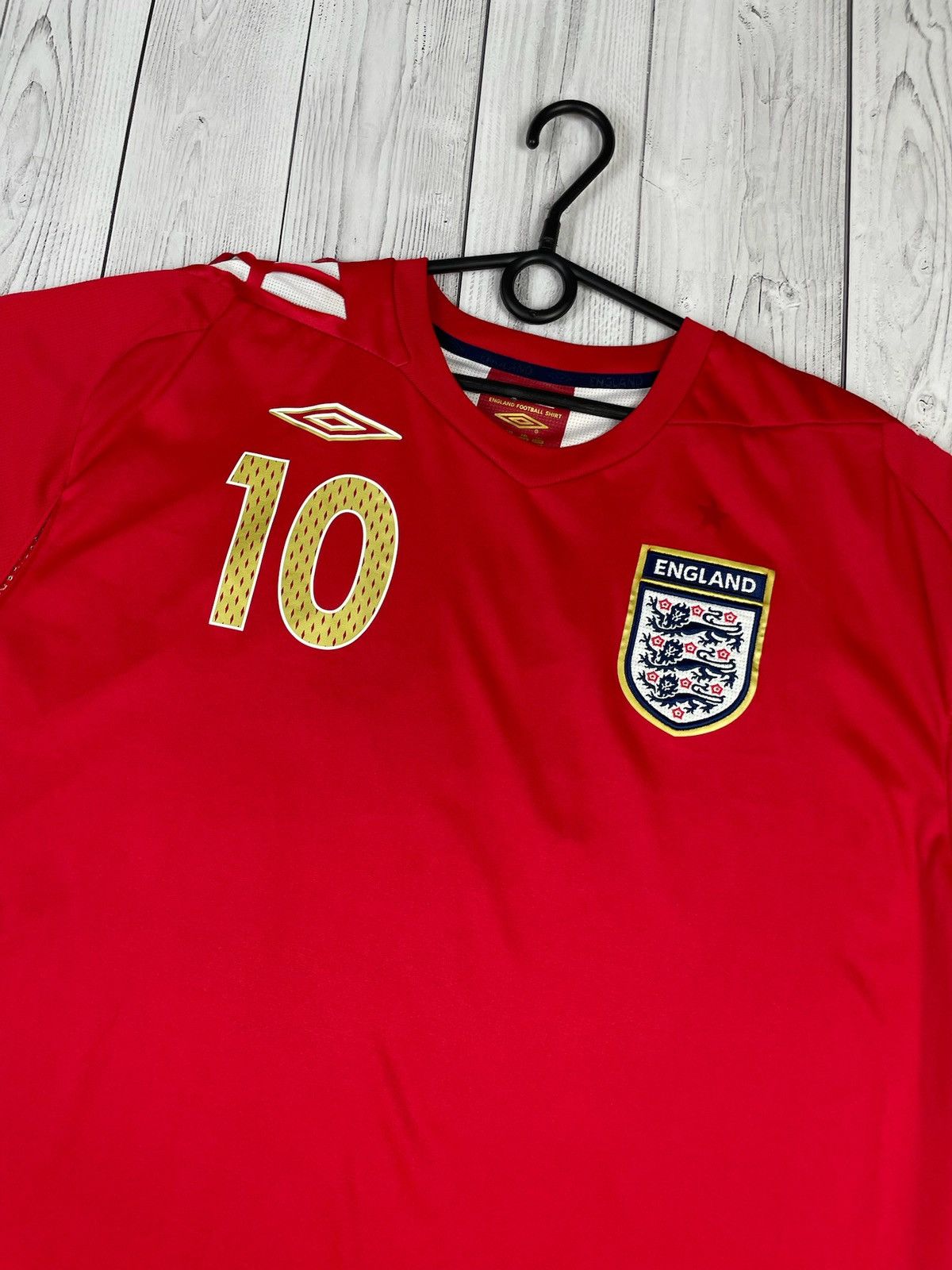 Umbro Vintage umbro England soccer jersey 10 Owen size XXXL Size US XXL / EU 58 / 5 - 3 Thumbnail