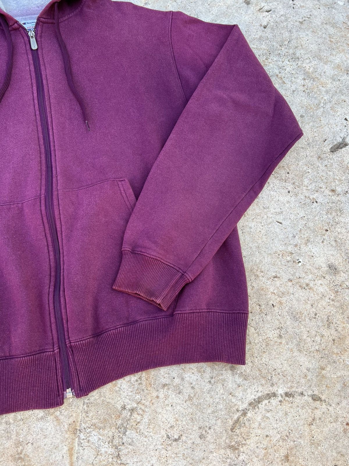Champion Faded Champion Maroon Zipup Size US M / EU 48-50 / 2 - 6 Thumbnail
