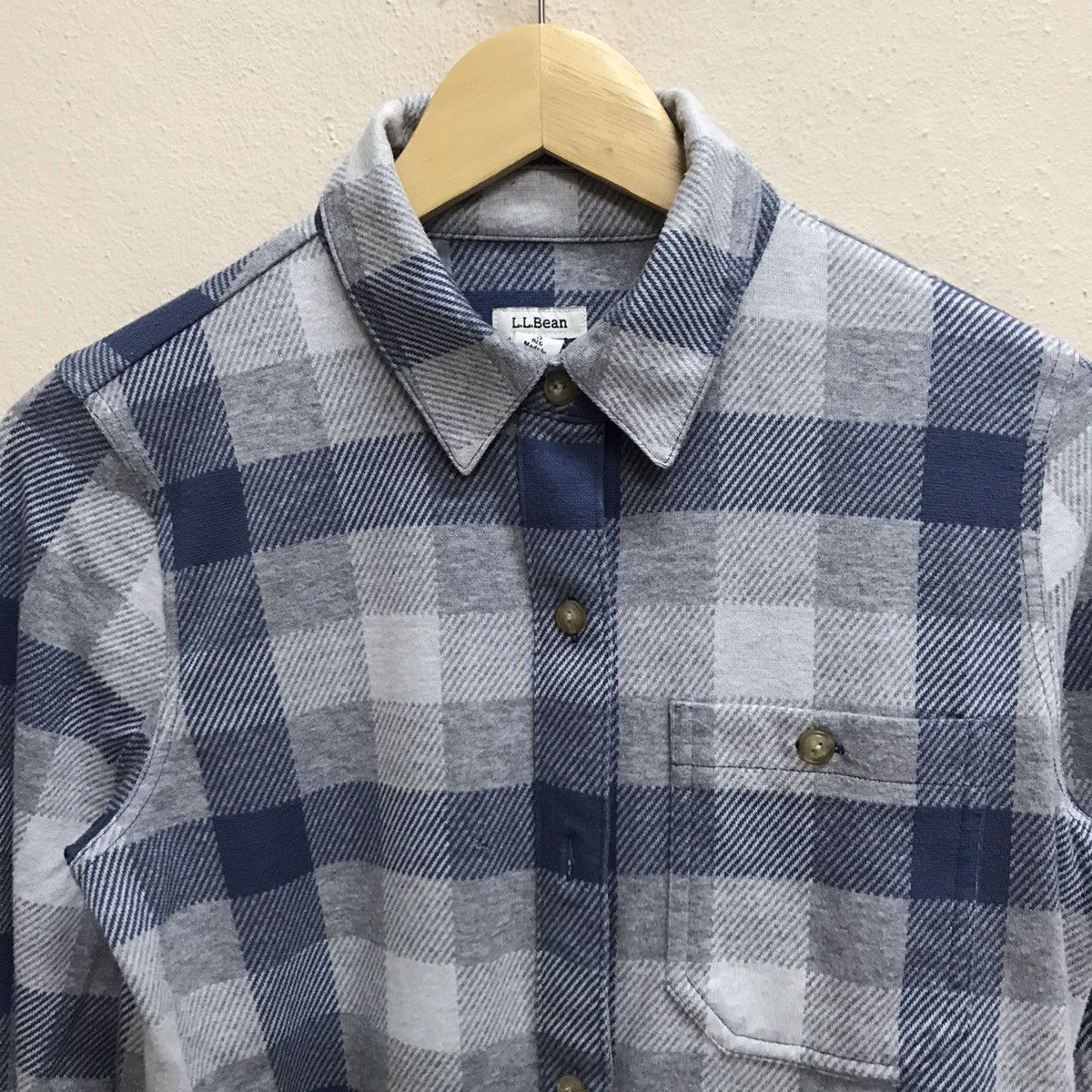 Japanese Brand × L.L. Bean × Vintage Vintage L.L Bean Three Blend Button Up Flannel Shirt Size US S / EU 44-46 / 1 - 15 Thumbnail