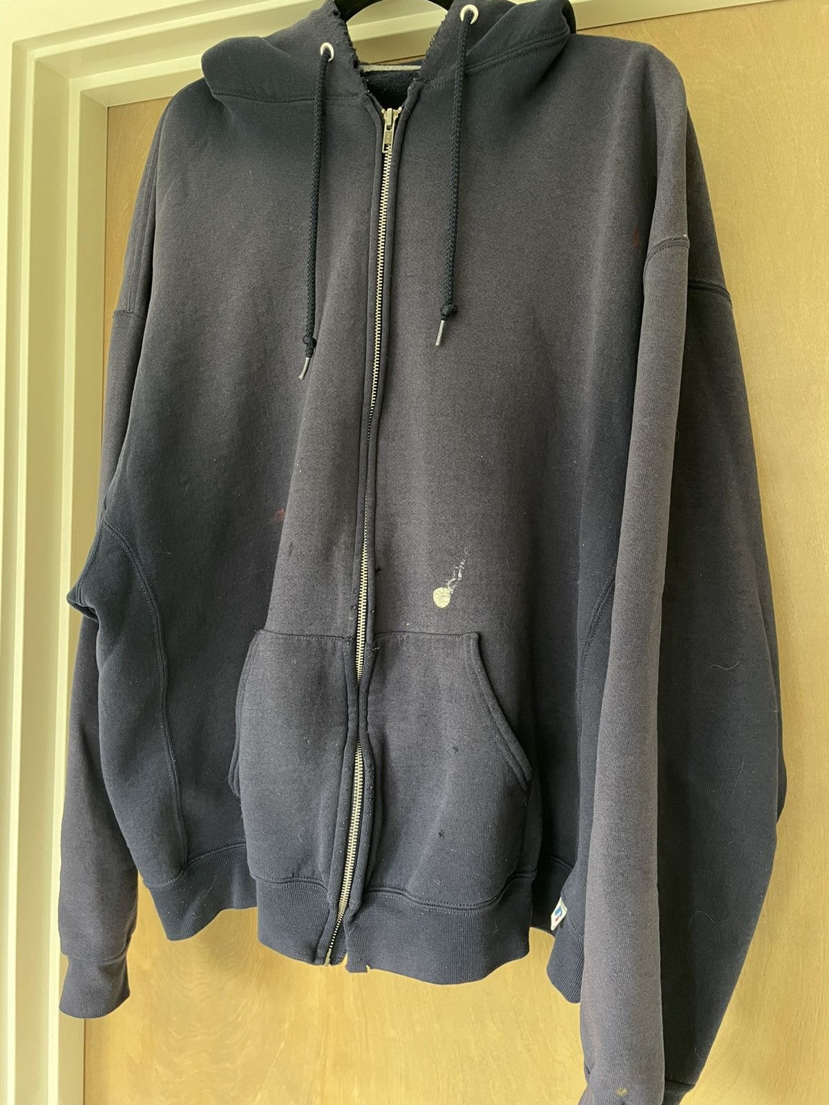 Russell Athletic × Vintage Sun Faded Boxy Made in USA Russell Athletic Zip Size US XXL / EU 58 / 5 - 2 Thumbnail