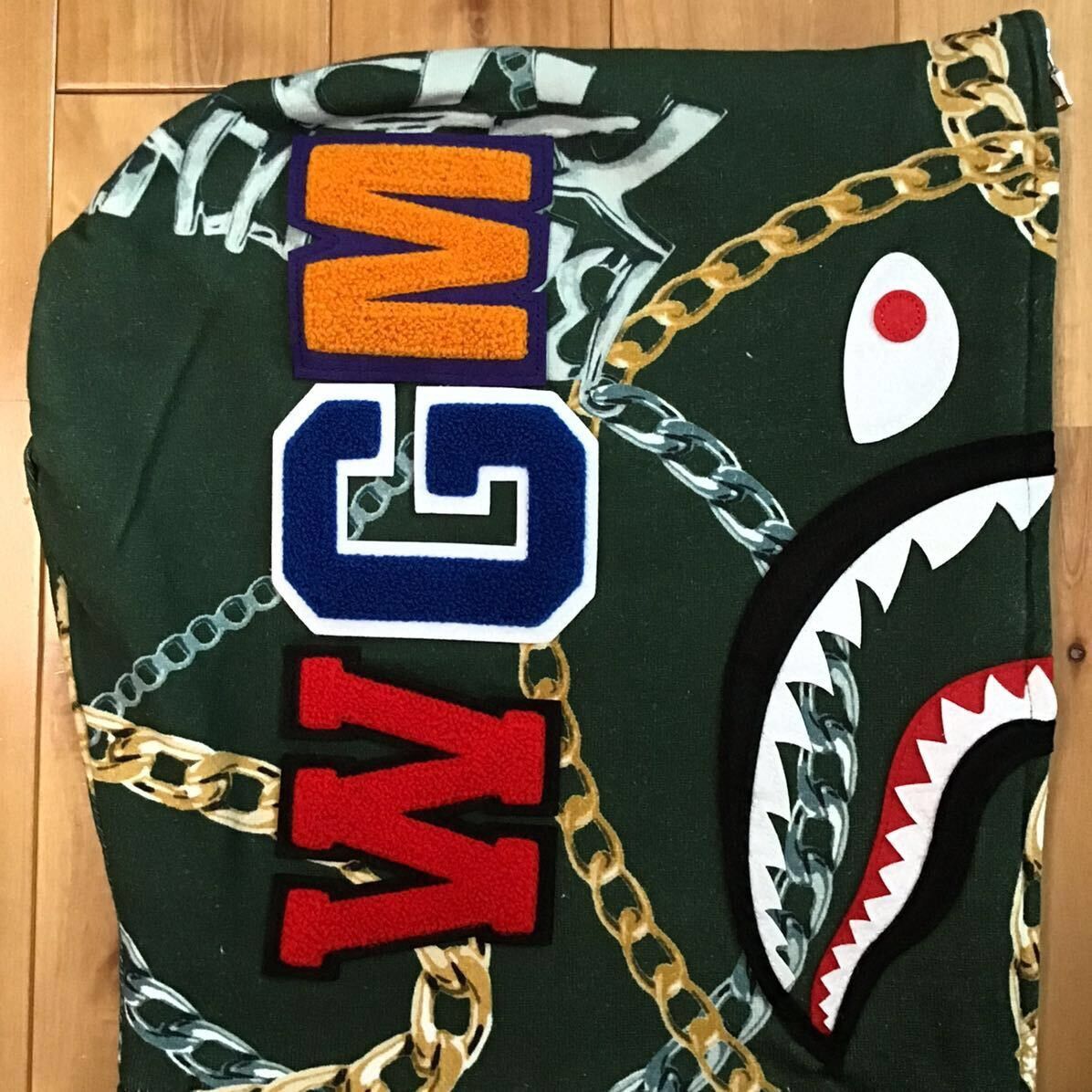 Bape BAPE JEWELS SHARK FULL ZIP HOODIE a bathing ape Size US L / EU 52-54 / 3 - 4 Thumbnail