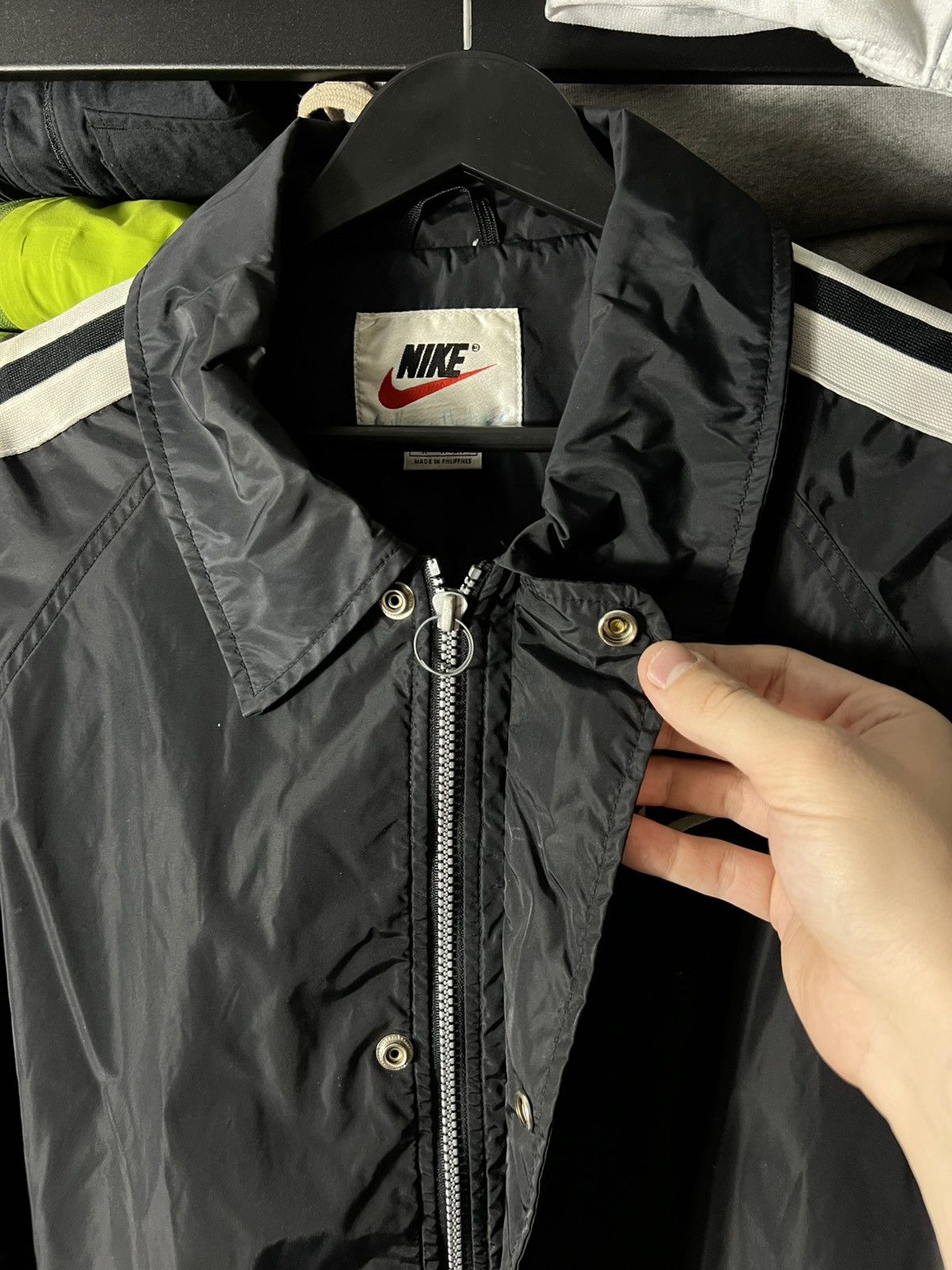 Nike 🔥 Nike Vintage Nylon Track Jacket — Black — Size M Size US M / EU 48-50 / 2 - 8 Thumbnail