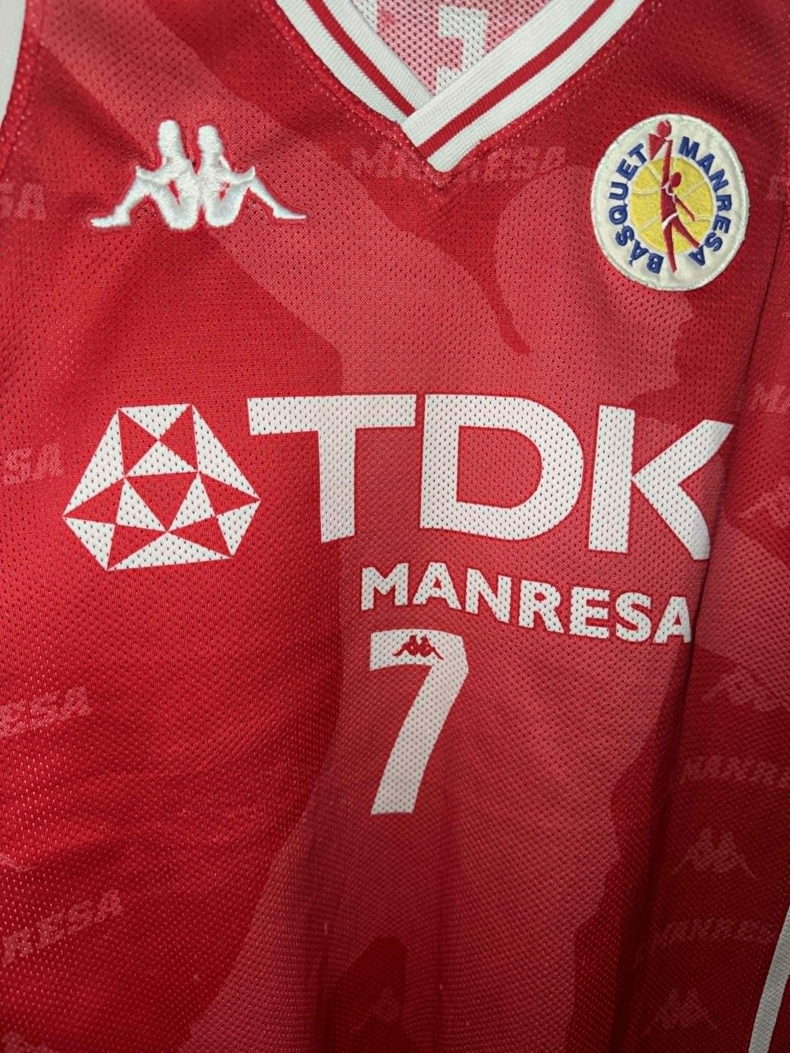 Kappa Baxi Manresa 1997/99 Vintage Basketball Kappa Jersey Creus Size US XL / EU 56 / 4 - 4 Thumbnail