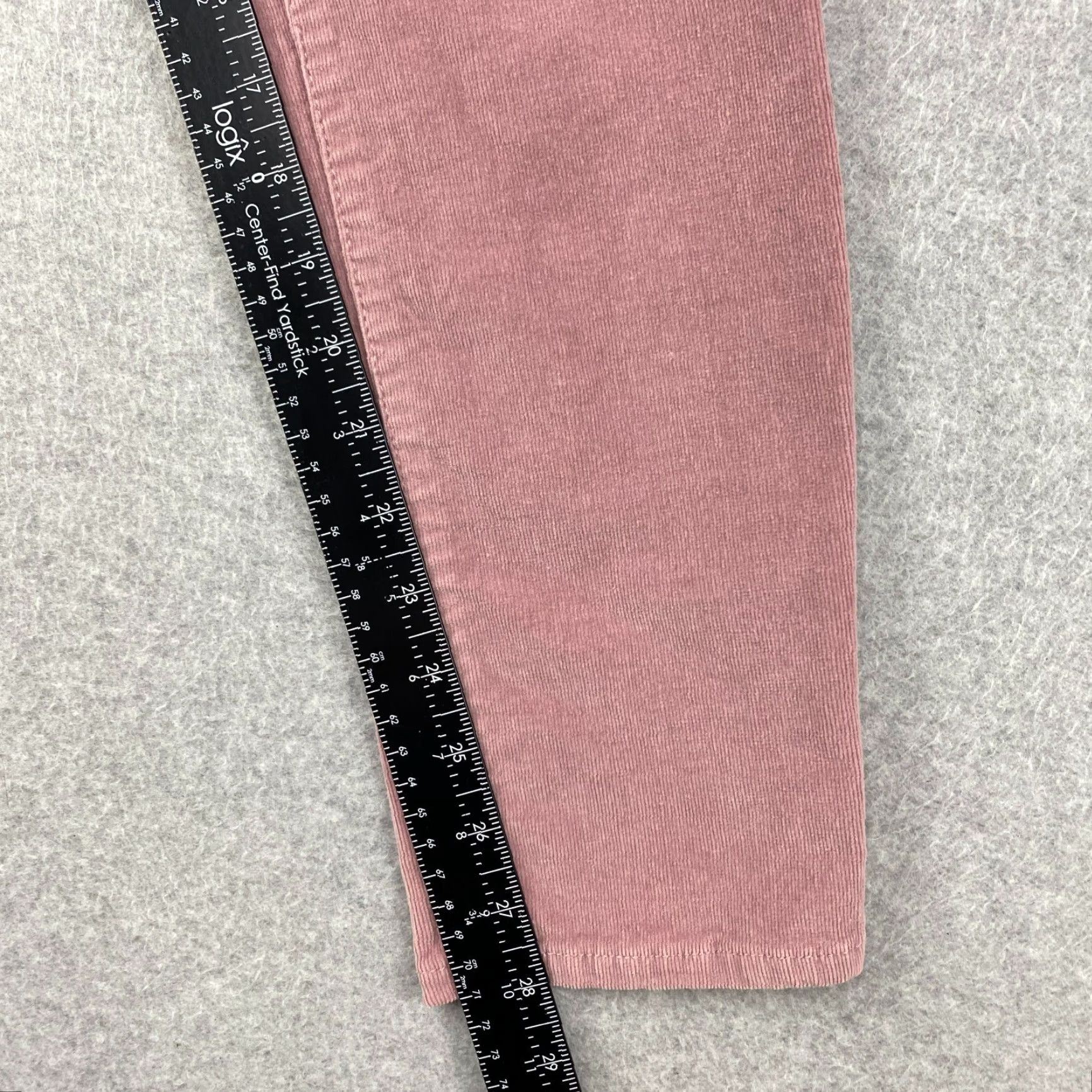 Vintage VINTAGE Seven7 Corduroy Pants Womens 8 Pink Ultra High Rise Skinny Stretch Pockets Size 30" / US 8 / IT 44 - 7 Thumbnail