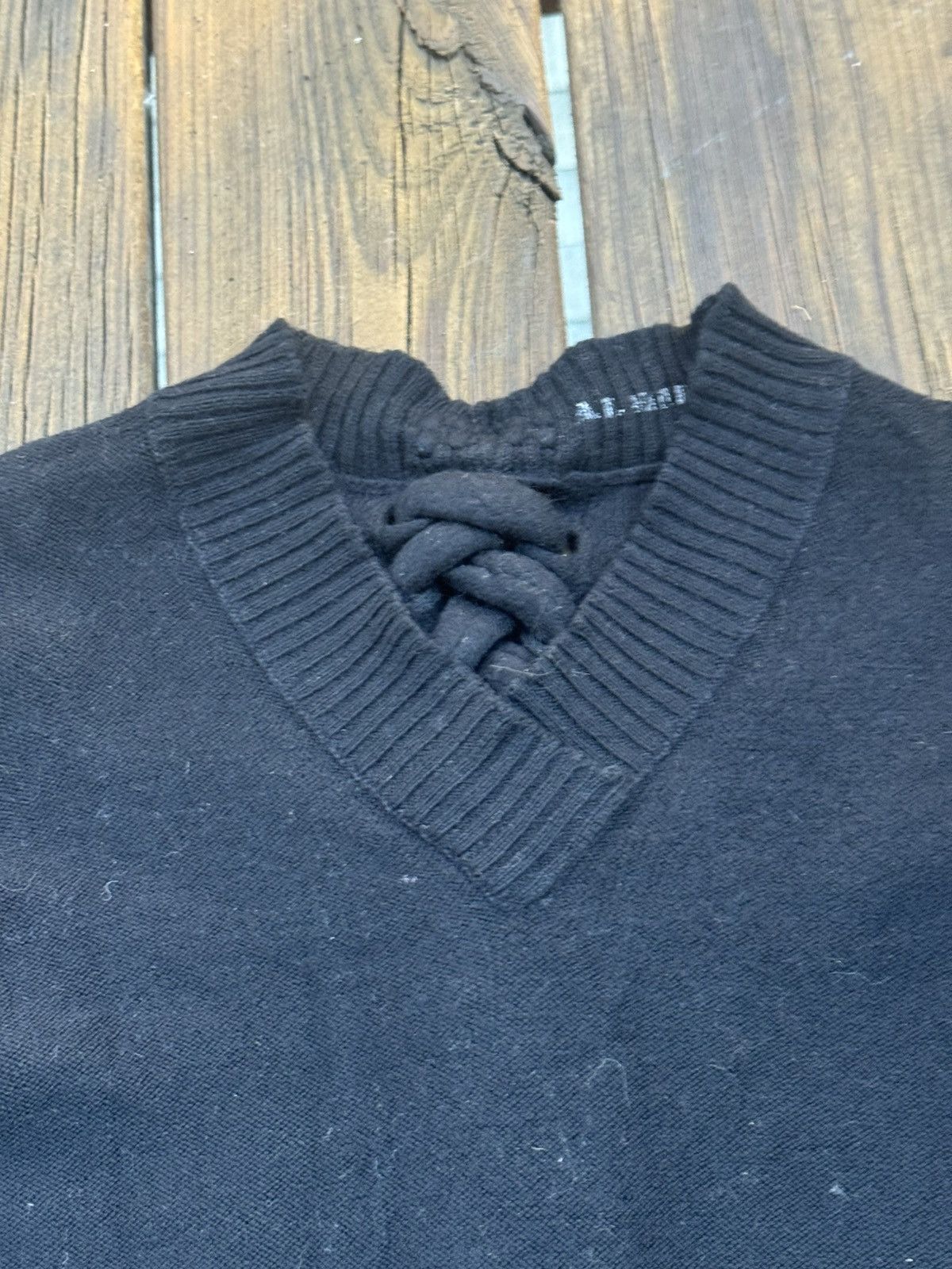 A.F. Vandevorst A.F. Vandervorst Fall 2000 sweater with back braid Size S / US 4 / IT 40 - 9 Thumbnail