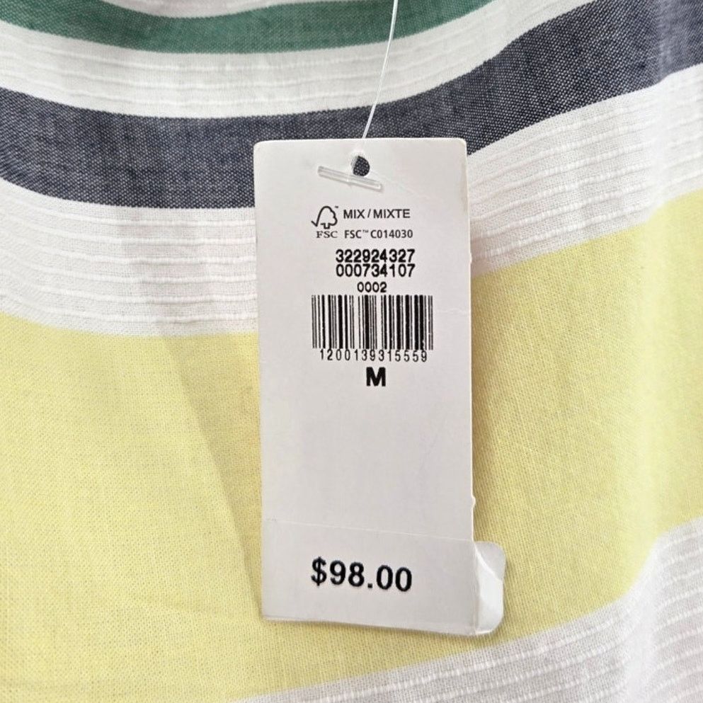 Gap NWT Gap Womens Dress Medium Empire Waist Maxi Multi Stripe Size M / US 6-8 / IT 42-44 - 6 Thumbnail