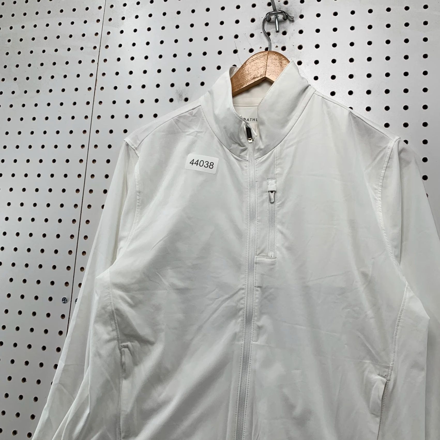 Athleta Athleta Windbreaker Jacket Womens Small White Lightweight Workout Run Size S / US 4 / IT 40 - 3 Thumbnail