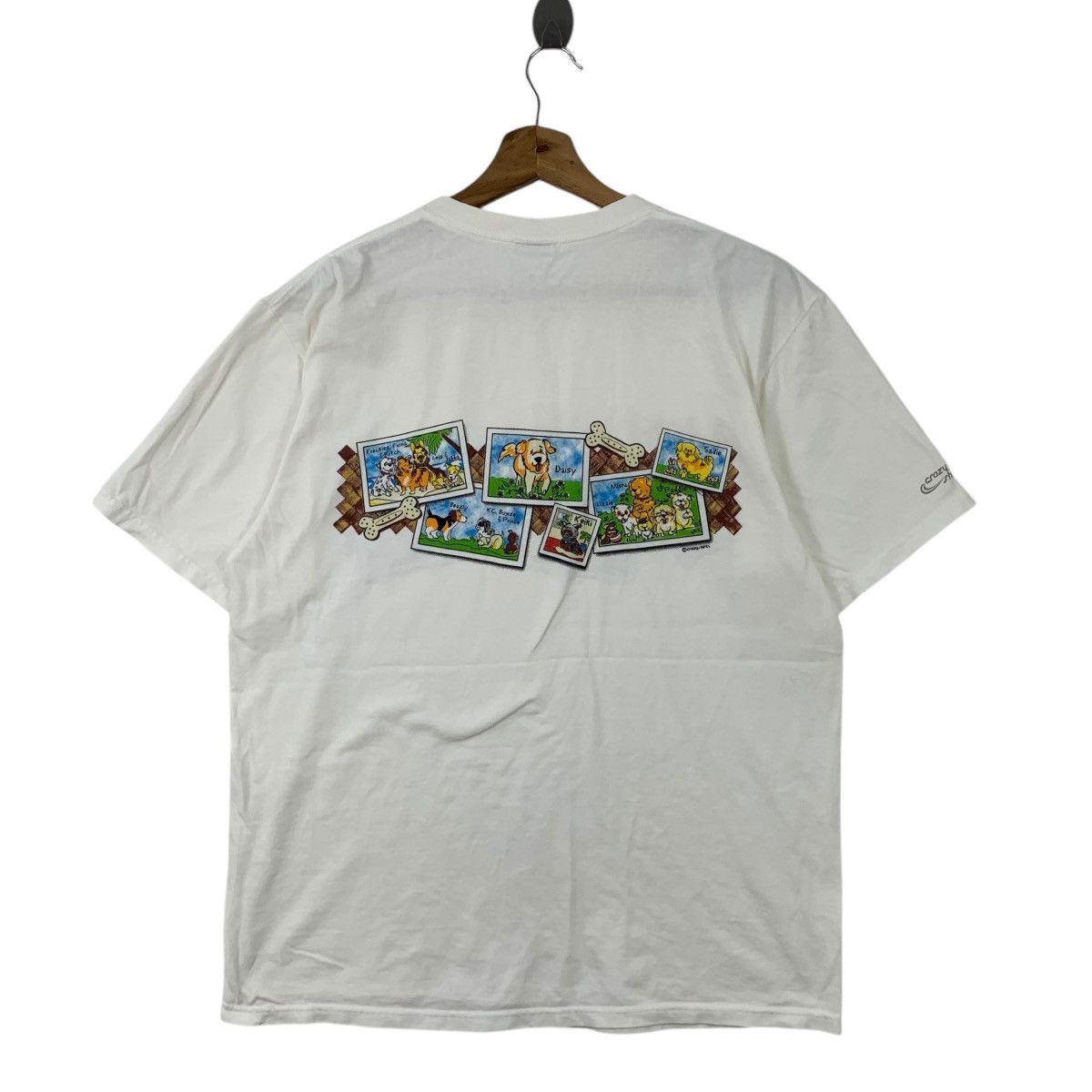 Vintage Vintage 90’ CRAZY SHIRTS HAWAII Adopt A Dog Tee Shirt Top Size M / US 6-8 / IT 42-44 - 5 Thumbnail