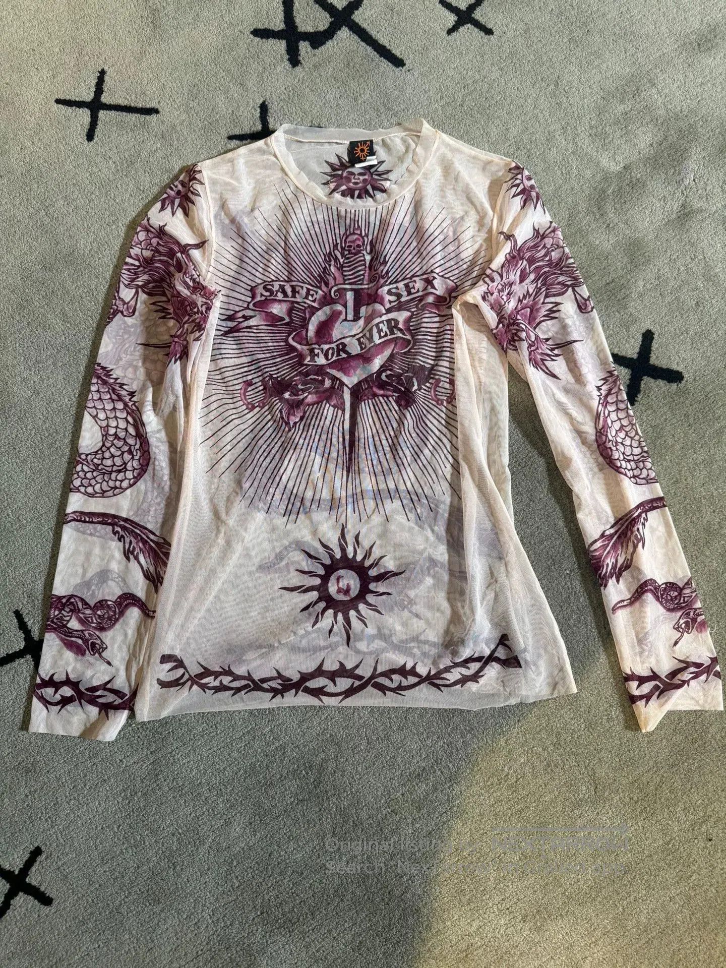 Jean Paul Gaultier jean paul gaultier safe sex mesh top. Size M / US 6-8 / IT 42-44 - 4 Thumbnail