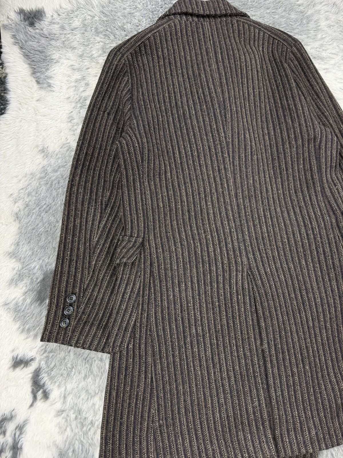 Beauty Beast Vintage 90s PPFM Big Label Double Breasted Wool Long Coat Size US M / EU 48-50 / 2 - 18 Thumbnail