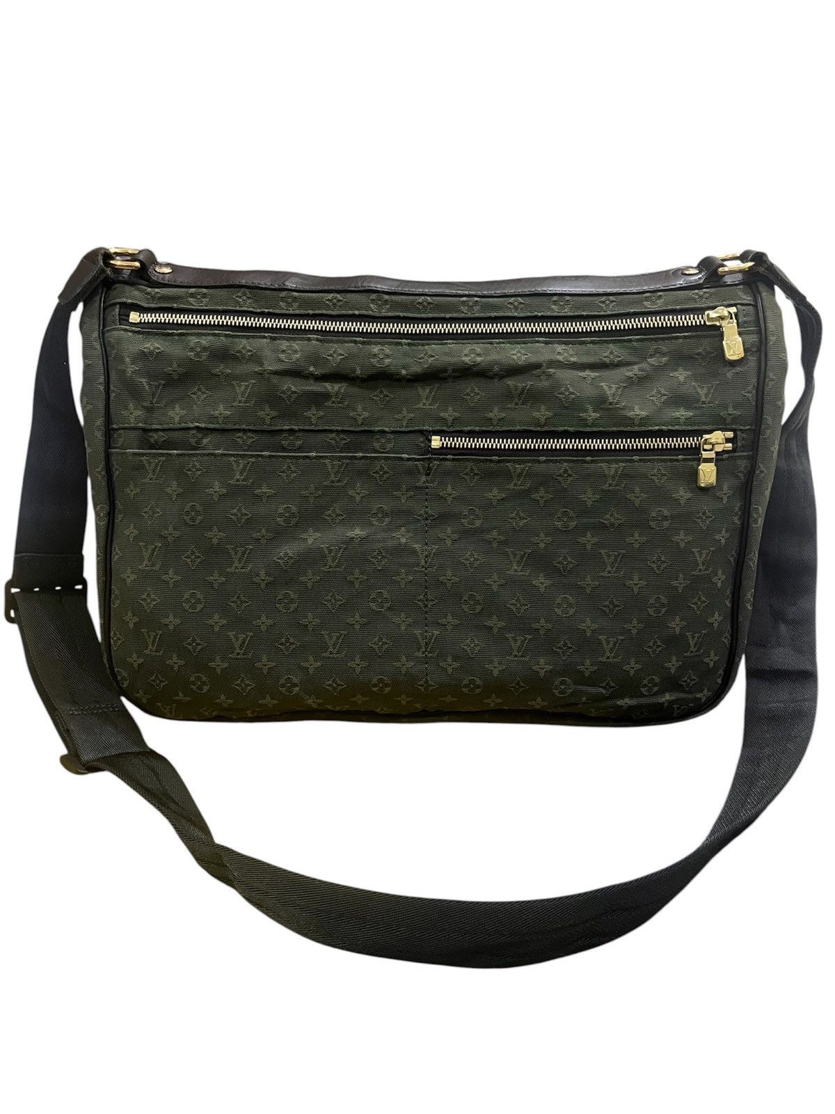Louis Vuitton LOUIS VUITTON KHAKI MONOGRAM MINI LIN MAMAN BAG Size ONE SIZE - 5 Thumbnail