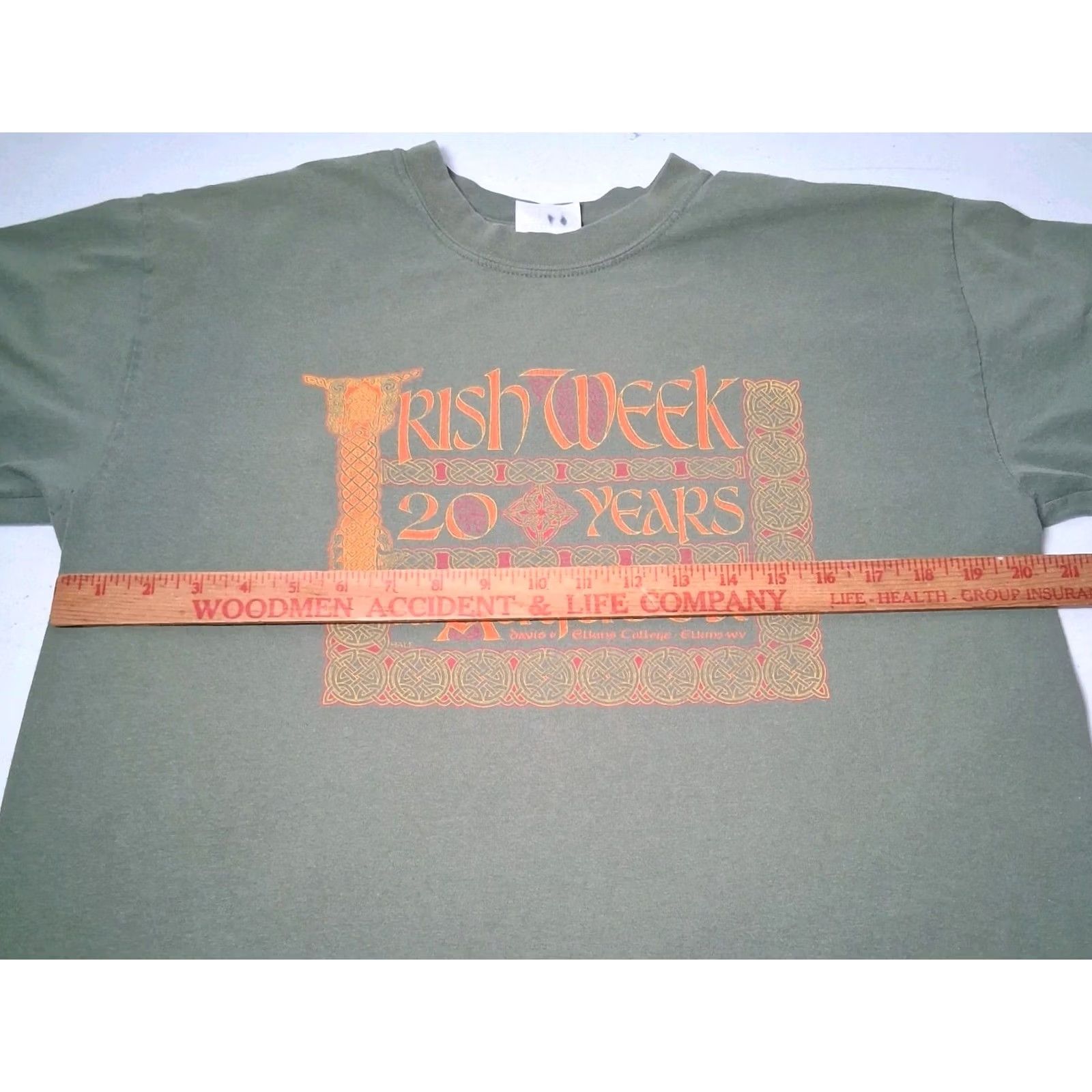 Vintage AND Augusta Irish Week Shirt L Green 20 Years Celtic Music Davis And Elkins College WV Graphic T-Shirt Mens Vintage Size US L / EU 52-54 / 3 - 5 Thumbnail
