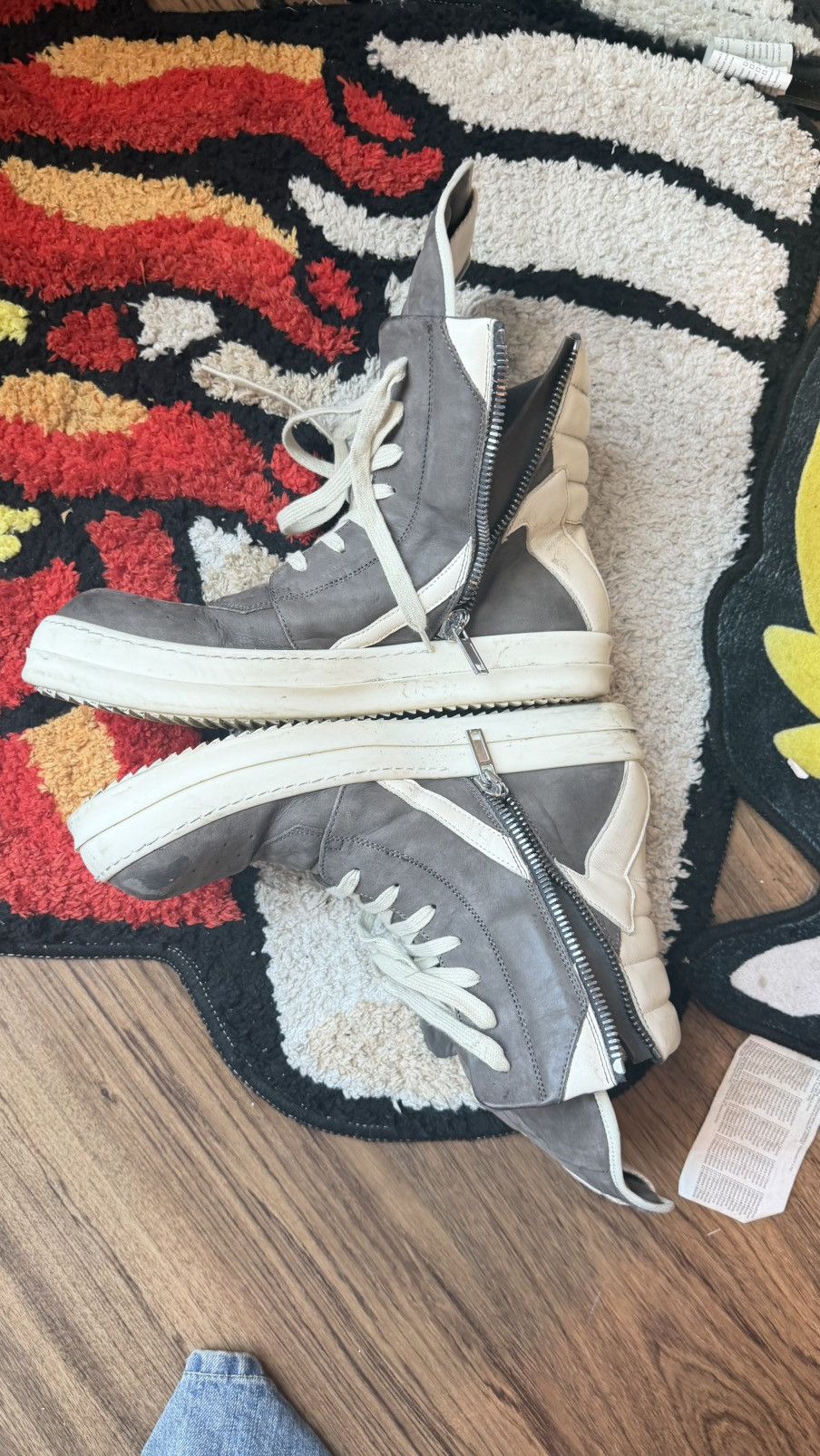 Rick Owens Rick owens Geobaskets Size US 10 / EU 43 - 3 Thumbnail