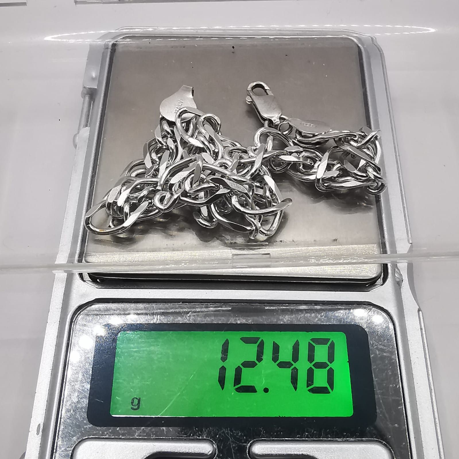 Sterling Silver Vintage Bracelet Jewelry,925 Sterling Silver,Handmade 12,48g Size ONE SIZE - 5 Thumbnail