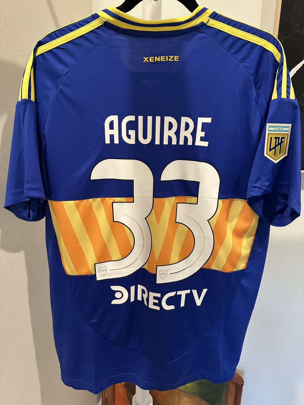 Adidas 2024-25 Boca Juniors Brian Aguirre Soccer Jersey Size US XL / EU 56 / 4 - 1 Thumbnail