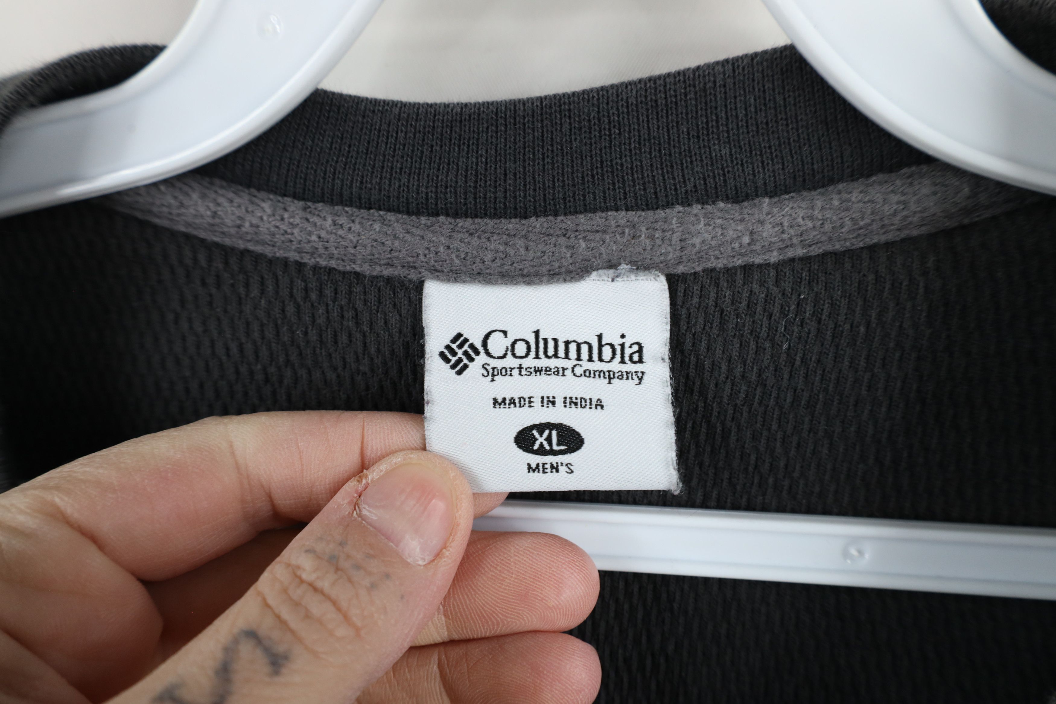 Columbia × Vintage Vintage Columbia Spell Thermal Waffle Knit Henley T-Shirt Size US XL / EU 56 / 4 - 9 Thumbnail