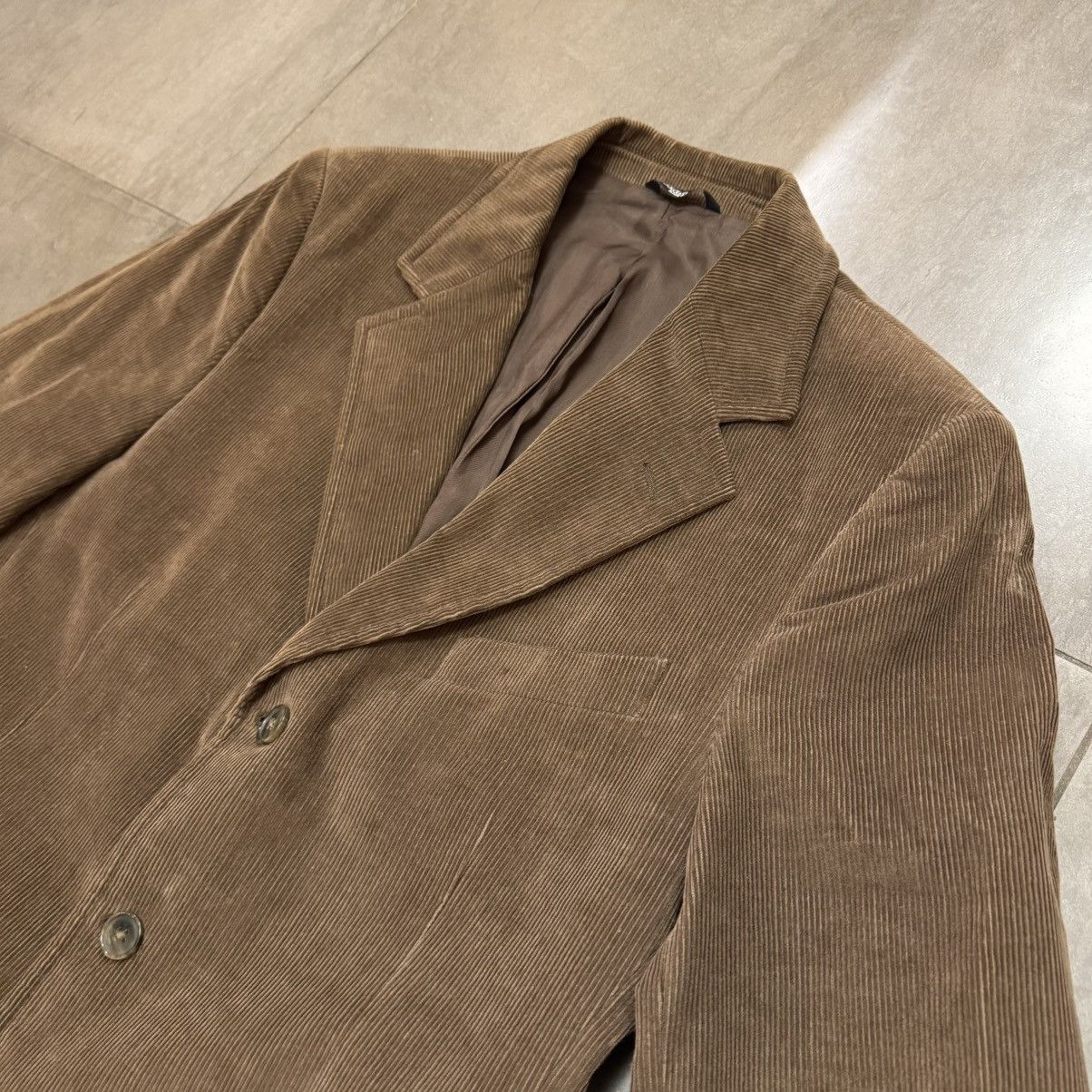 Dolce & Gabbana Dolce & Gabbana Brown Corduroy Blazer, Size IT 50 (US L) Size 50R - 3 Thumbnail