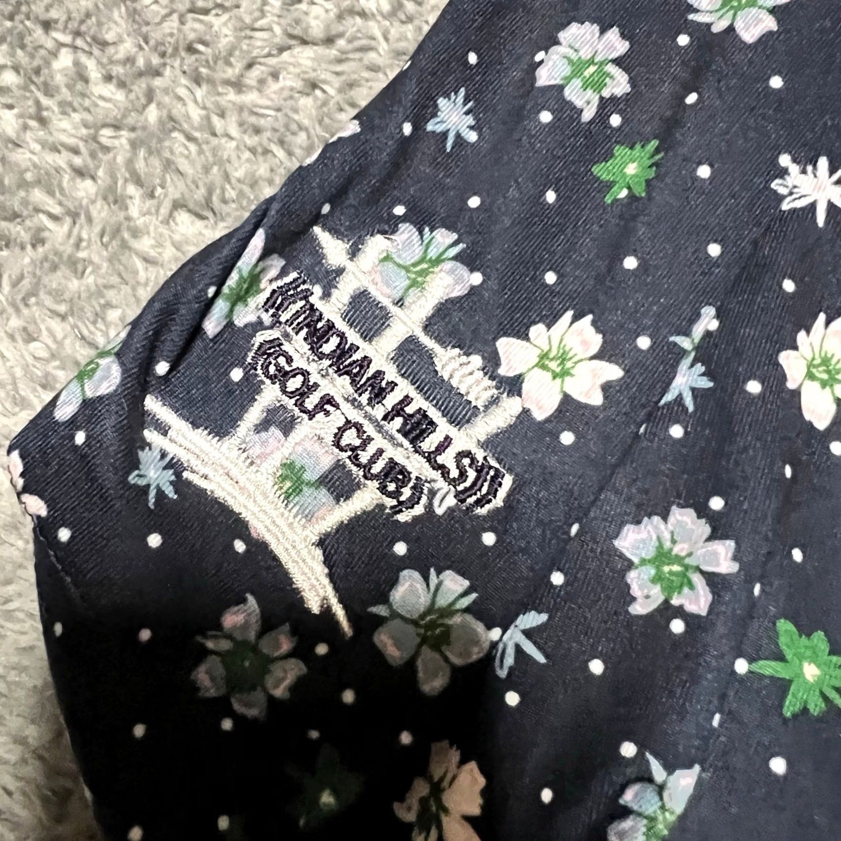 Puma Puma Polo Shirt Golf Mens Medium Blue All Over Print Floral Short Sleeve Stretch Size US M / EU 48-50 / 2 - 5 Thumbnail