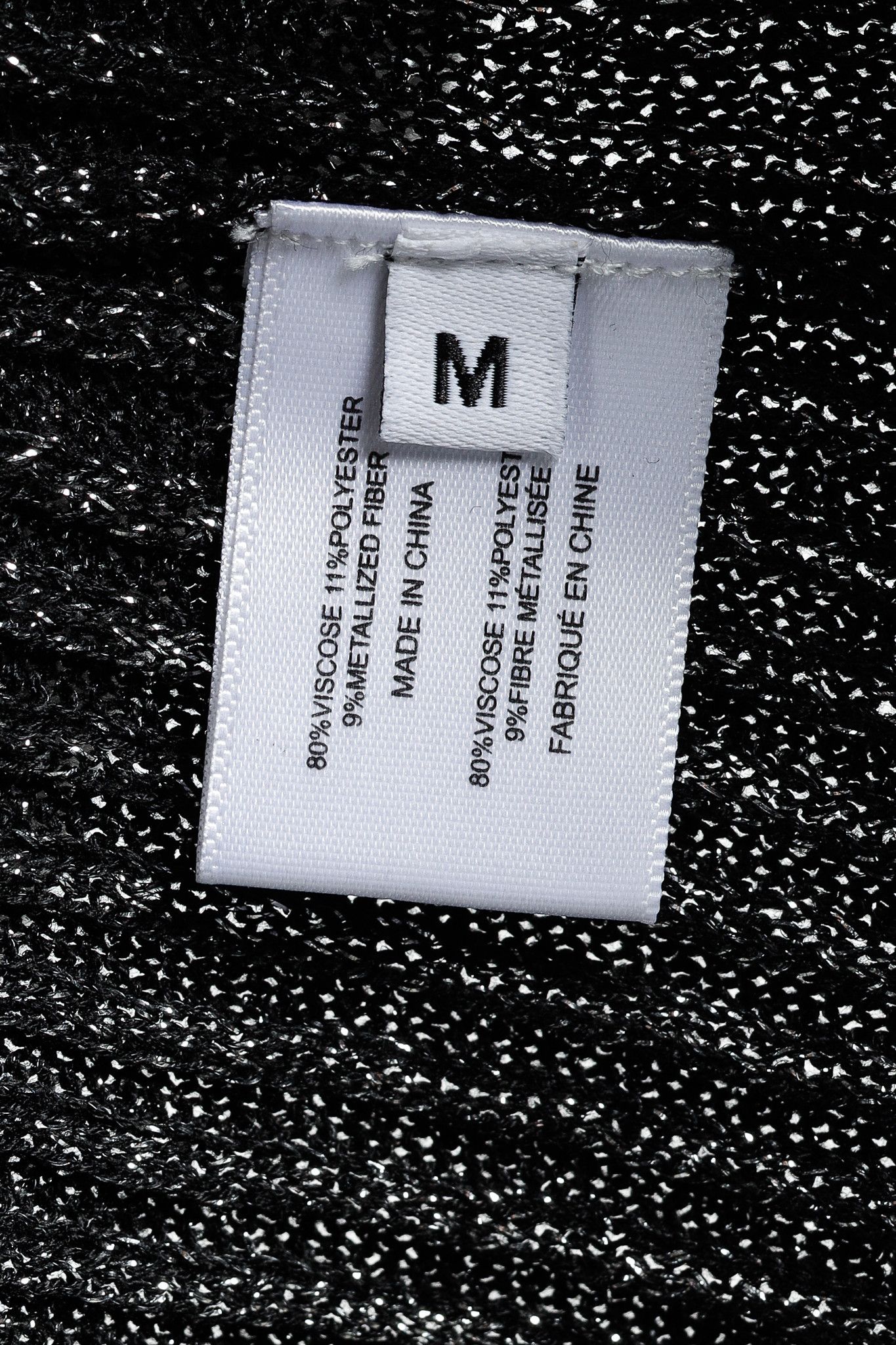 Proenza Schouler White Label Proenza Schouler White Label Black Silver Lurex Midi Skirt Size 30" / US 8 / IT 44 - 7 Thumbnail