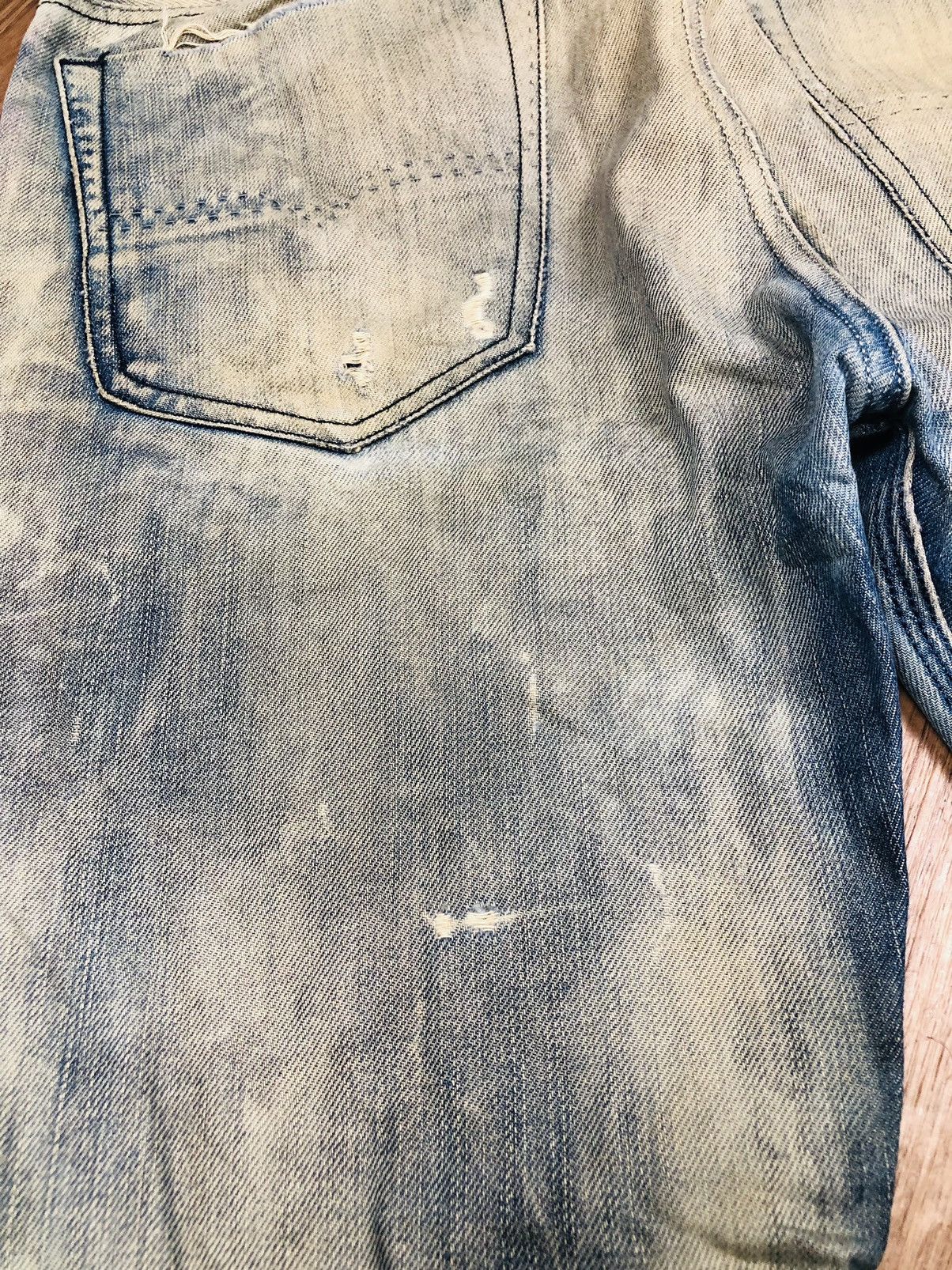 Diesel Diesal Industry Distress Jeans (36) Size US 28 / EU 44 - 22 Thumbnail
