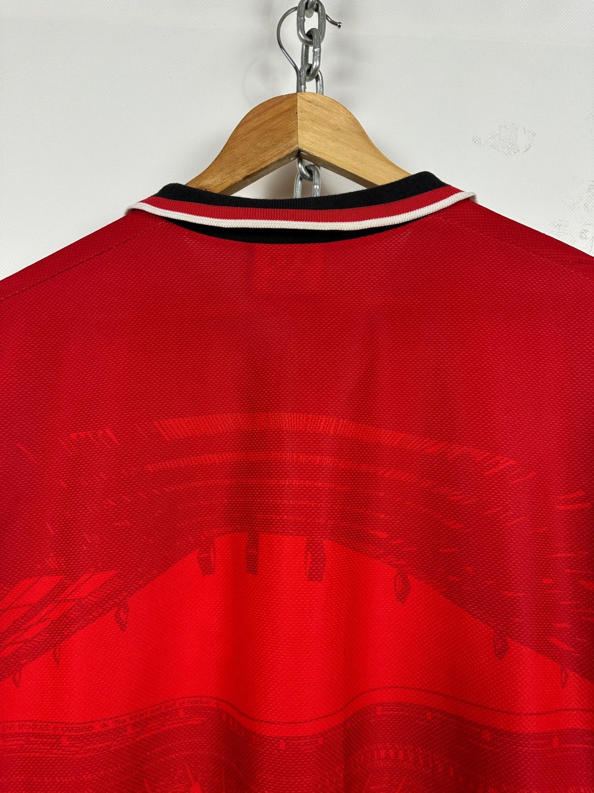 Umbro Vintage 1994-96 Umbro Manchester United Rare Soccer Jersey Size US XXL / EU 58 / 5 - 15 Thumbnail